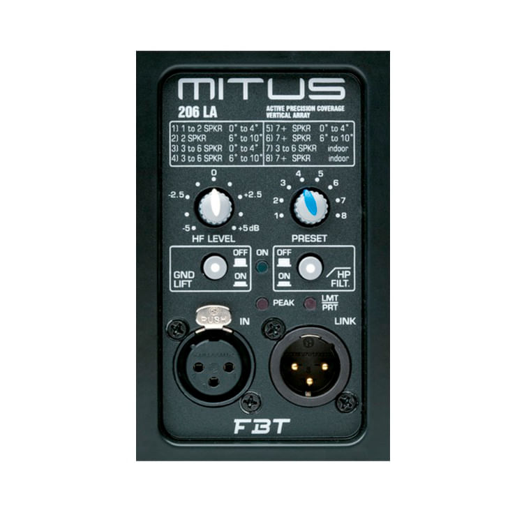 Line Array FBT Mitus 206LA 900W foto 3