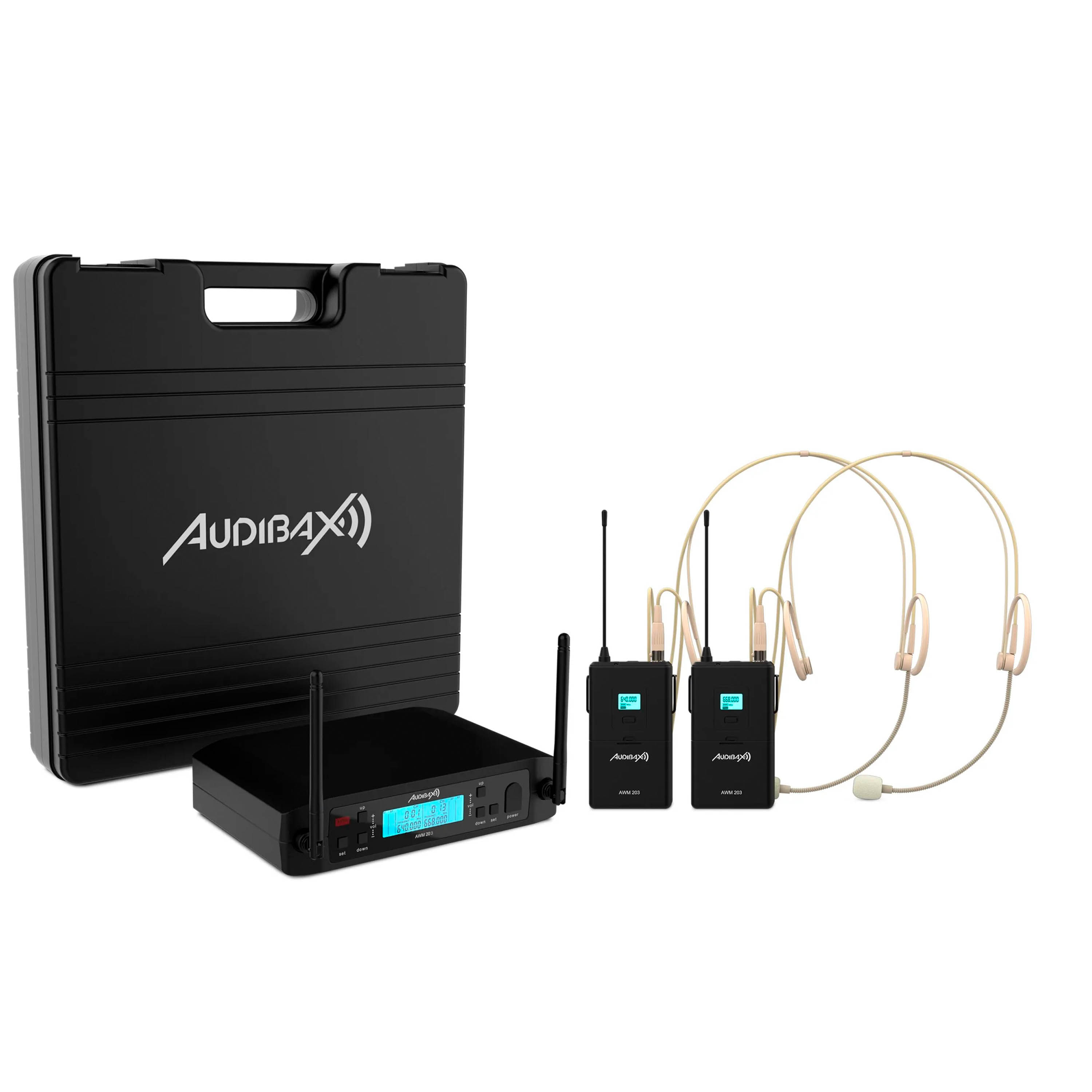 Micrófono inalámbrico de Cintillo Audibax AWM 203 Doble foto 2