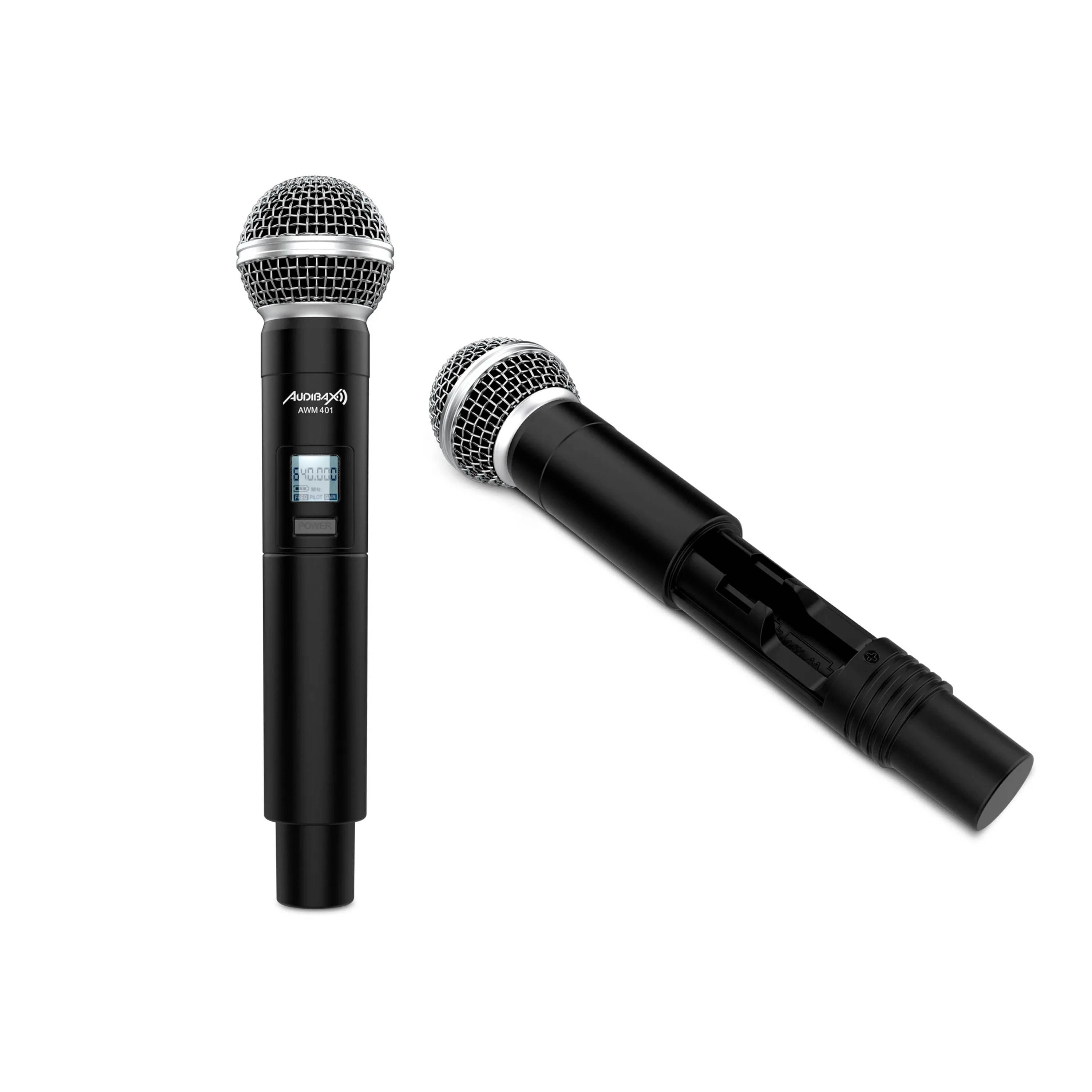 Micrófono inalámbrico de Mano Audibax AWM 401 Cuadruple foto 3