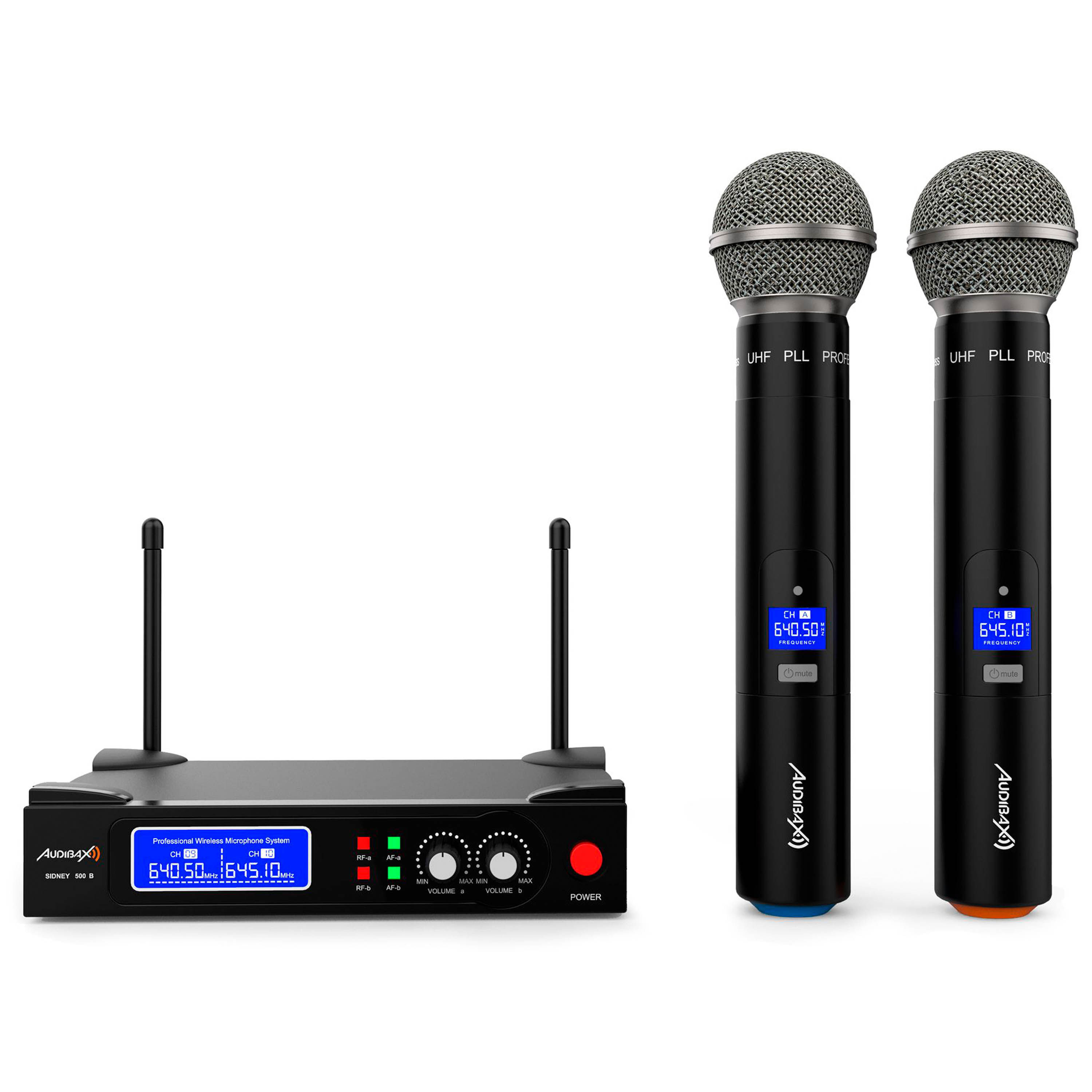 Micrófono inalámbrico de Mano Audibax Sidney 500 B Doble foto 3