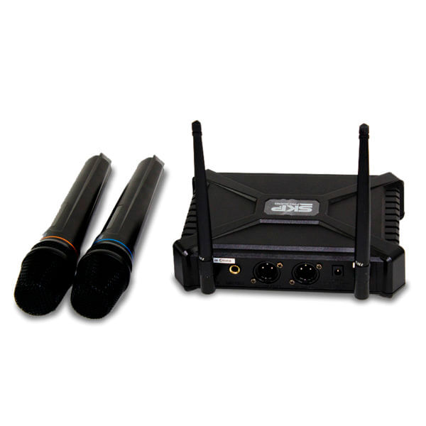 Microfono inalambrico de mano doble Aurax Skp UHF300D foto 2