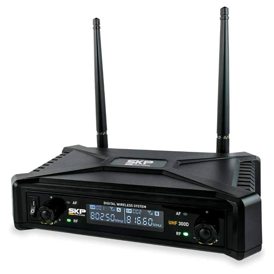 Microfono inalambrico de mano doble Aurax Skp UHF300D foto 3