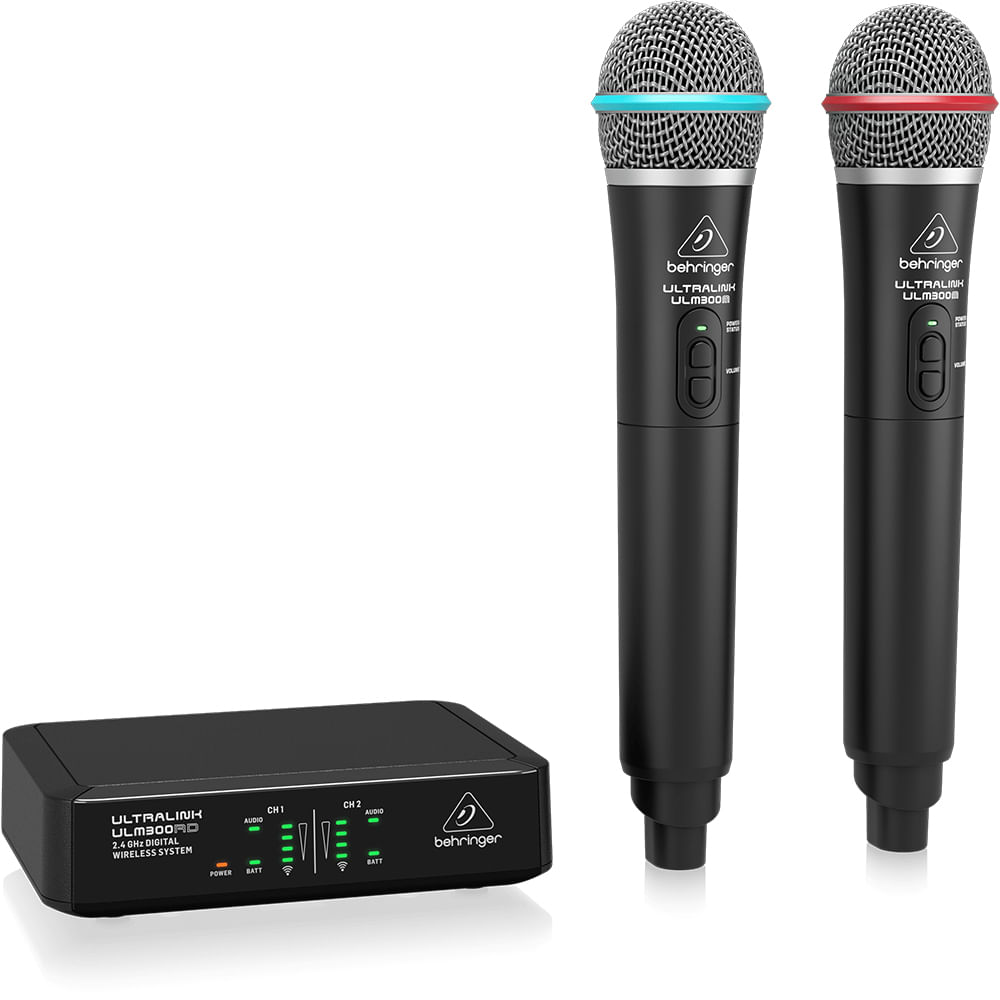 Micrófono Inalámbrico De Mano Doble Behringer ULM302MIC foto 2