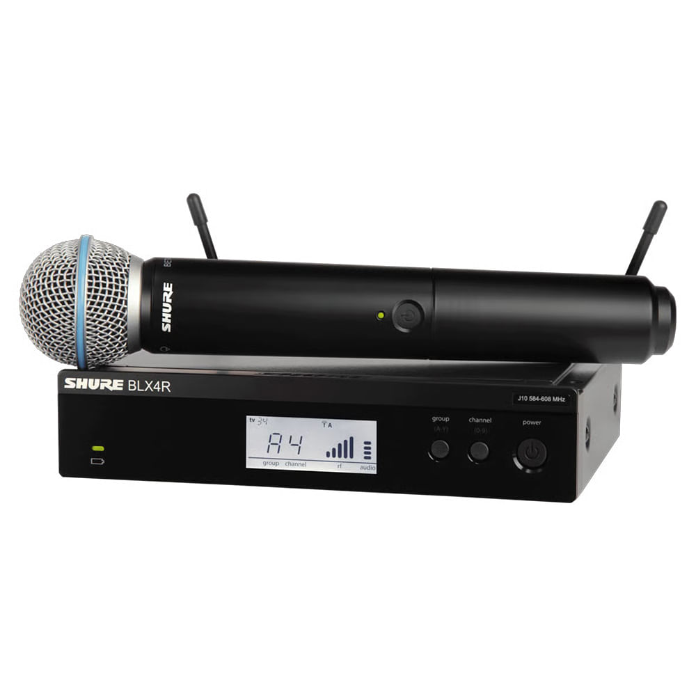 Micrófono Inalámbrico De Mano Shure BLX24R/B58 - J11 (596-616 Mhz)