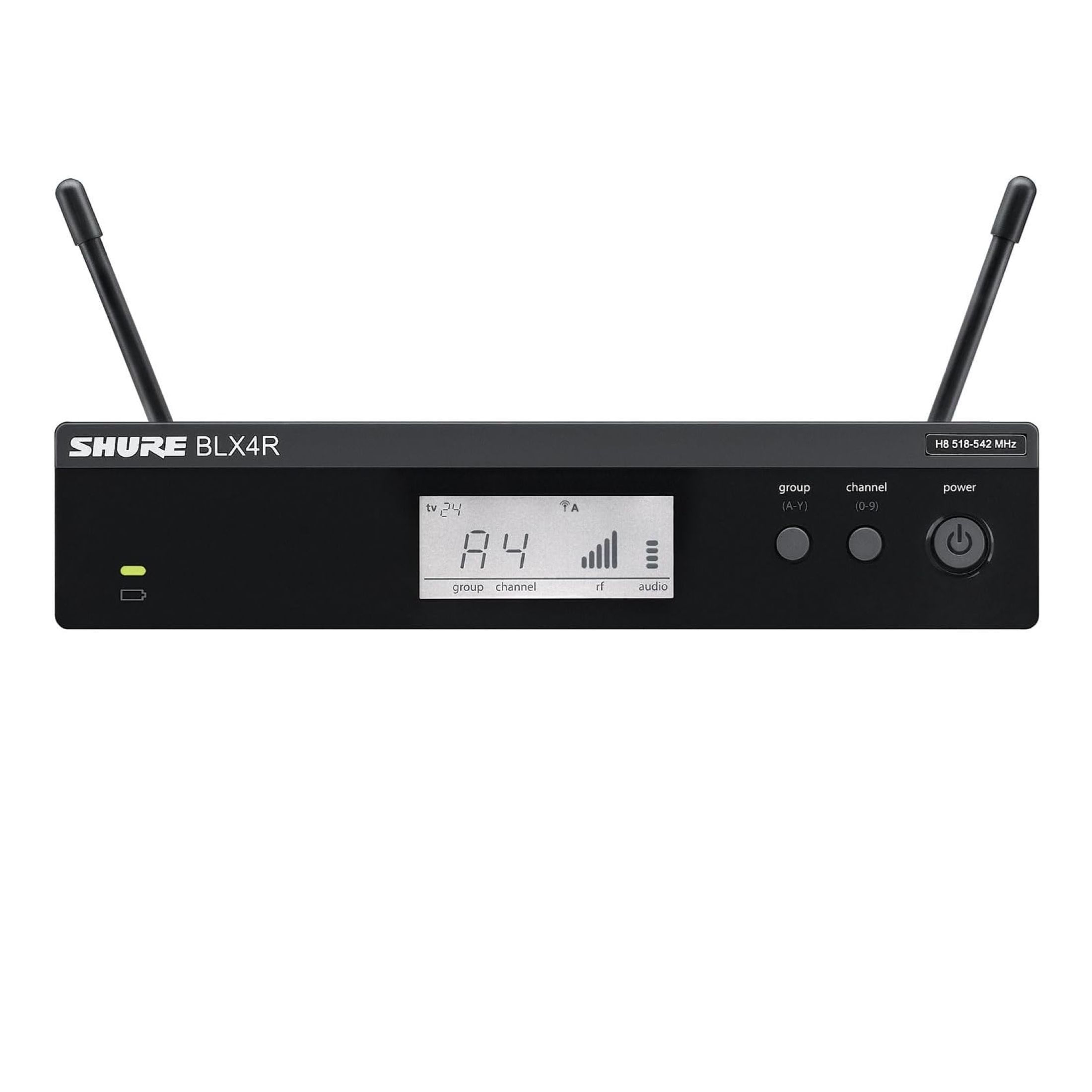 Micrófono inalámbrico para instrumento Shure 542-572 Mhz BLX14R-H10 foto 2
