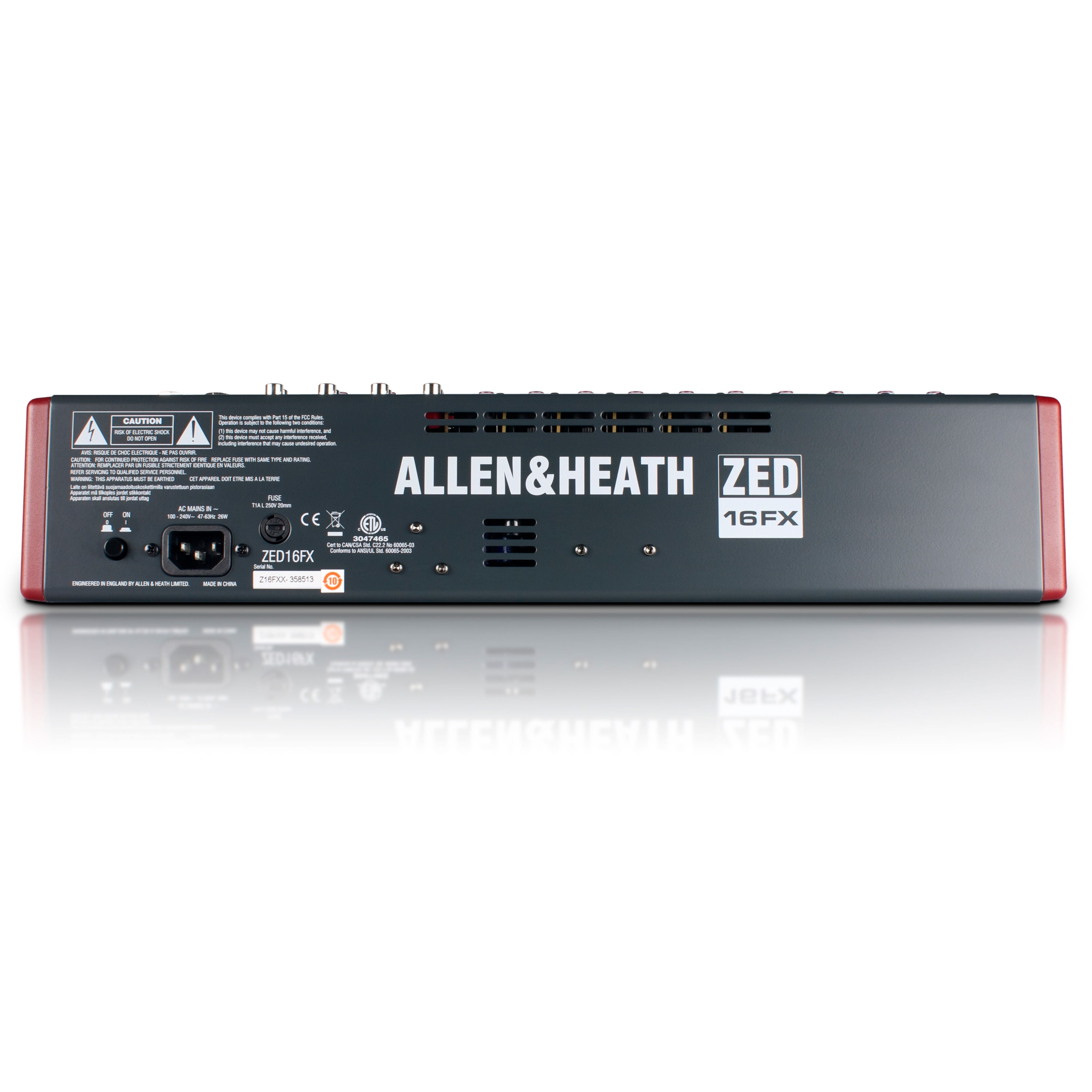 Mixer Allen & Heath ZED16FX USB con efectos foto 3