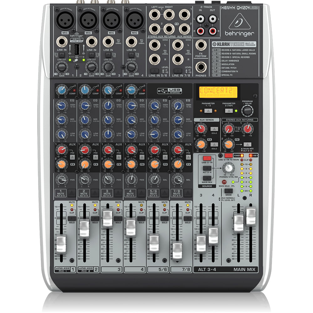 Mixer Análogo Behirnger XENYX QX1204USB foto 2