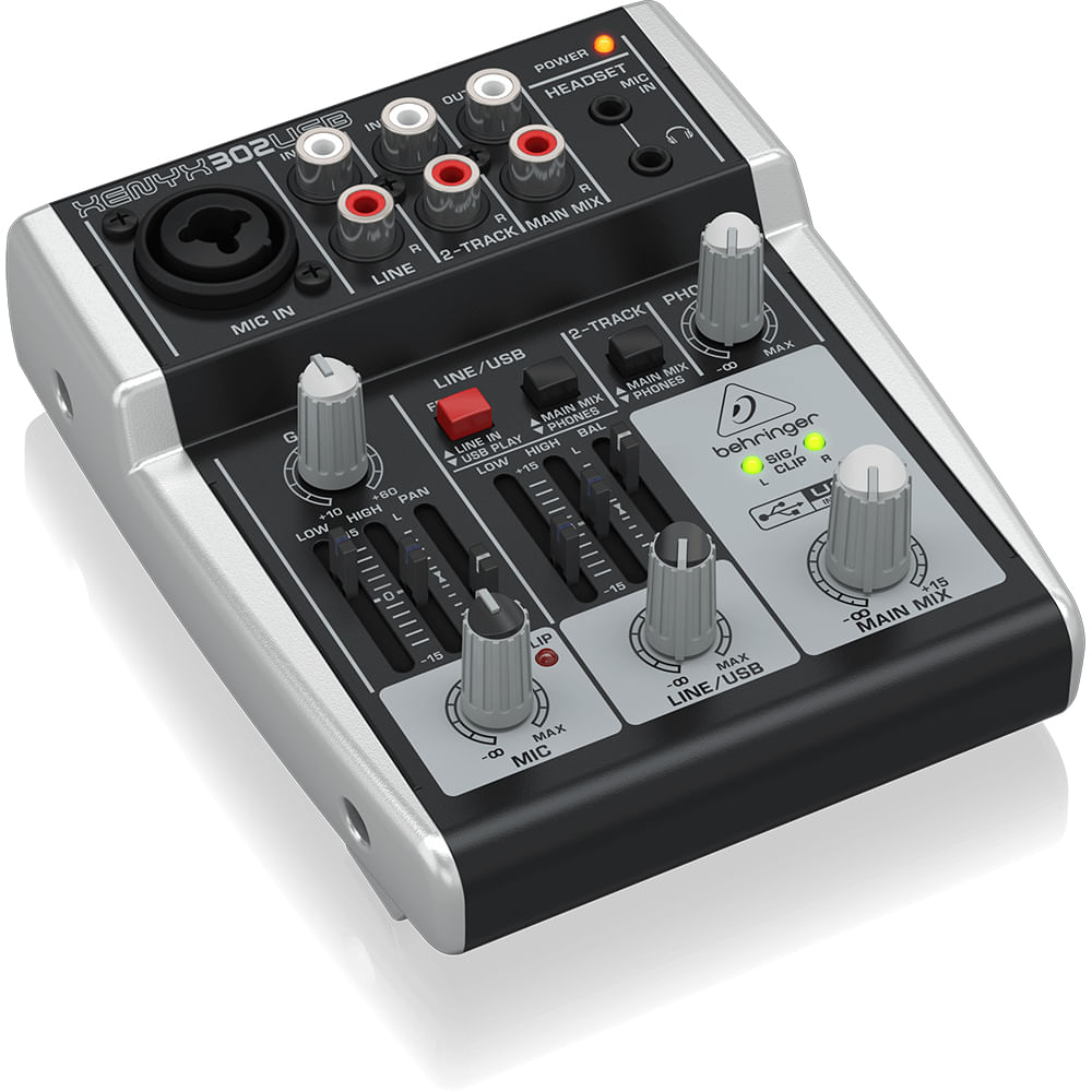 Mixer Análogo Behringer XENYX 302USB foto 5