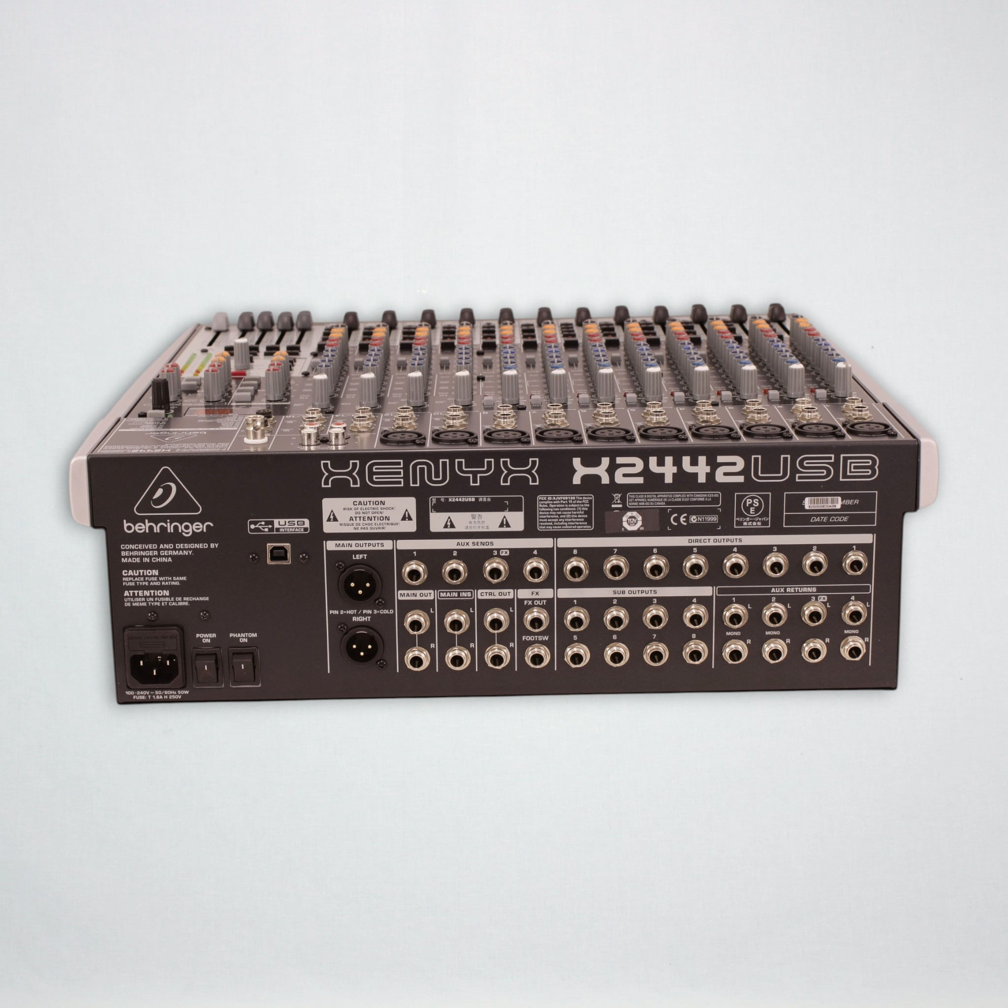 Mixer Análogo Behringer XENYX QX2442USB - 16CH OPENBOX foto 3