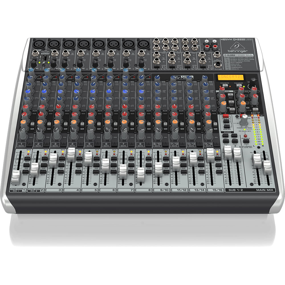 Mixer Análogo Con Efectos y USB Behringer XENYX QX2222USB foto 2