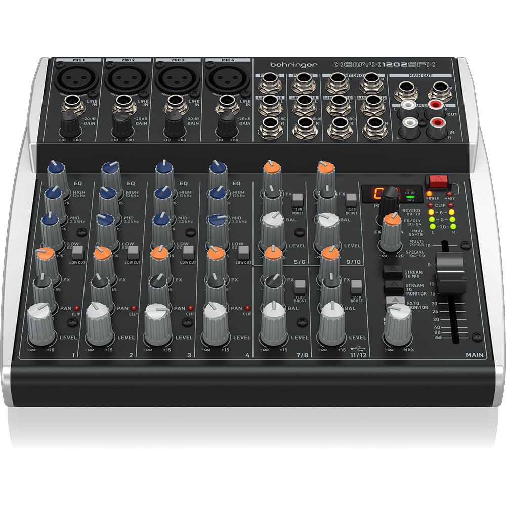 Mixer Análogo Con USB Behringer XENYX 1202SFX foto 2