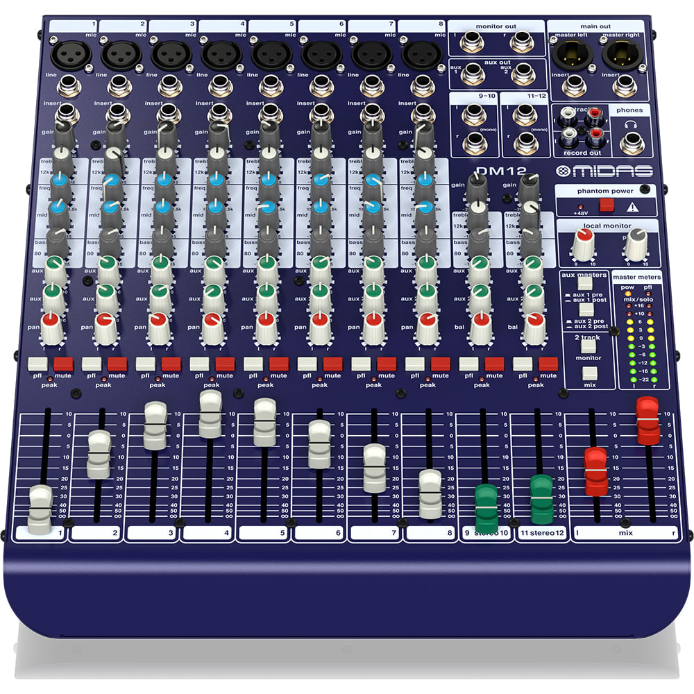 Mixer Análogo MIDAS DM12 - 12 CH foto 5