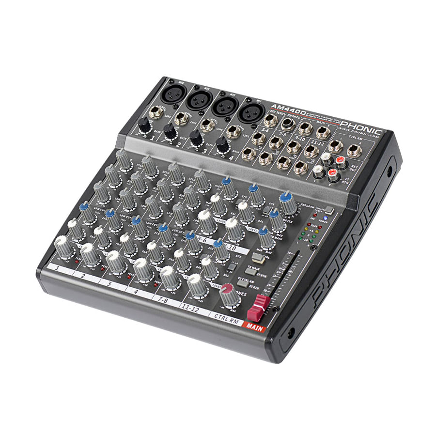 Mixer análogo Phonic AM440D con efecto foto 2