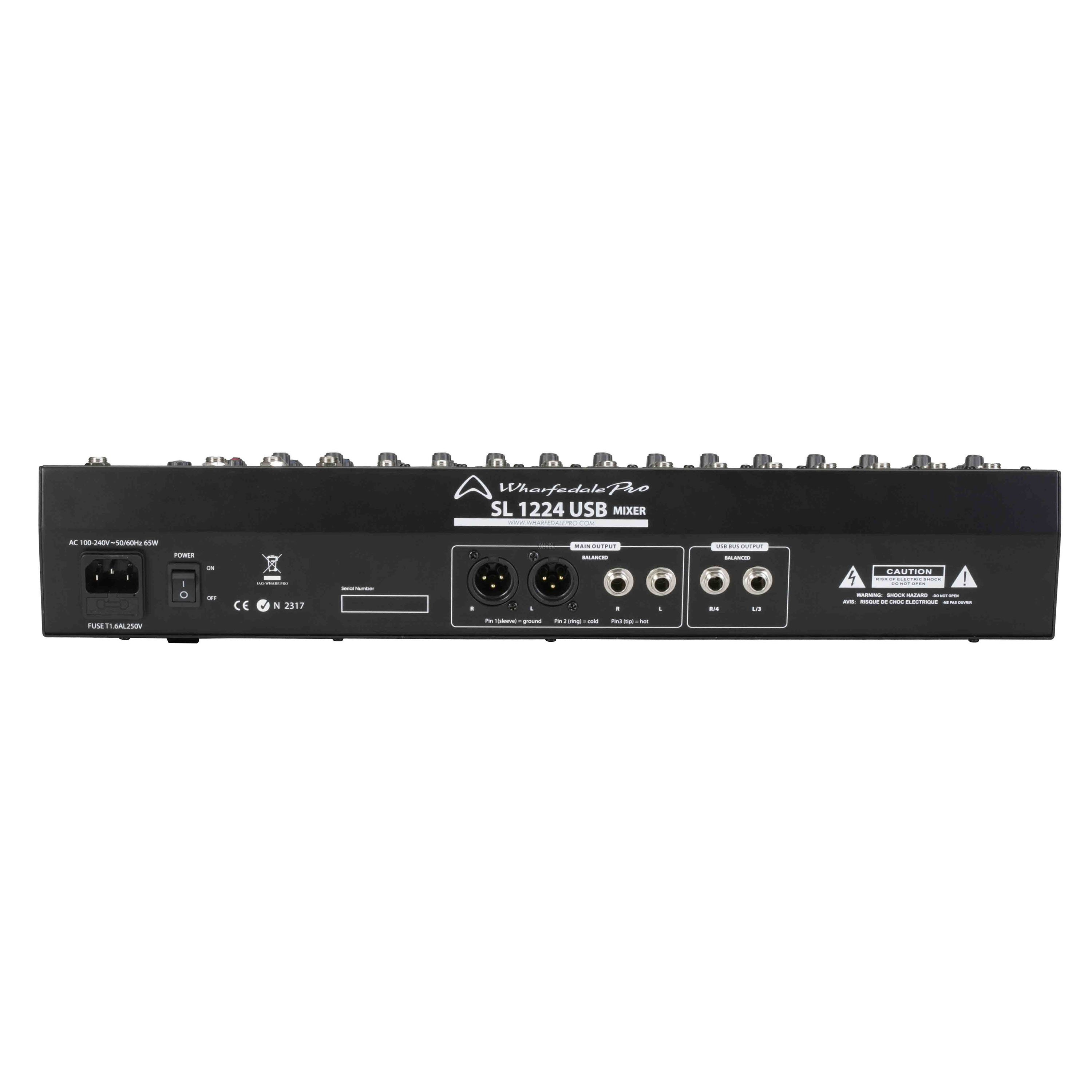 Mixer análogo Wharfedale SL1224USB de 14 canales foto 2