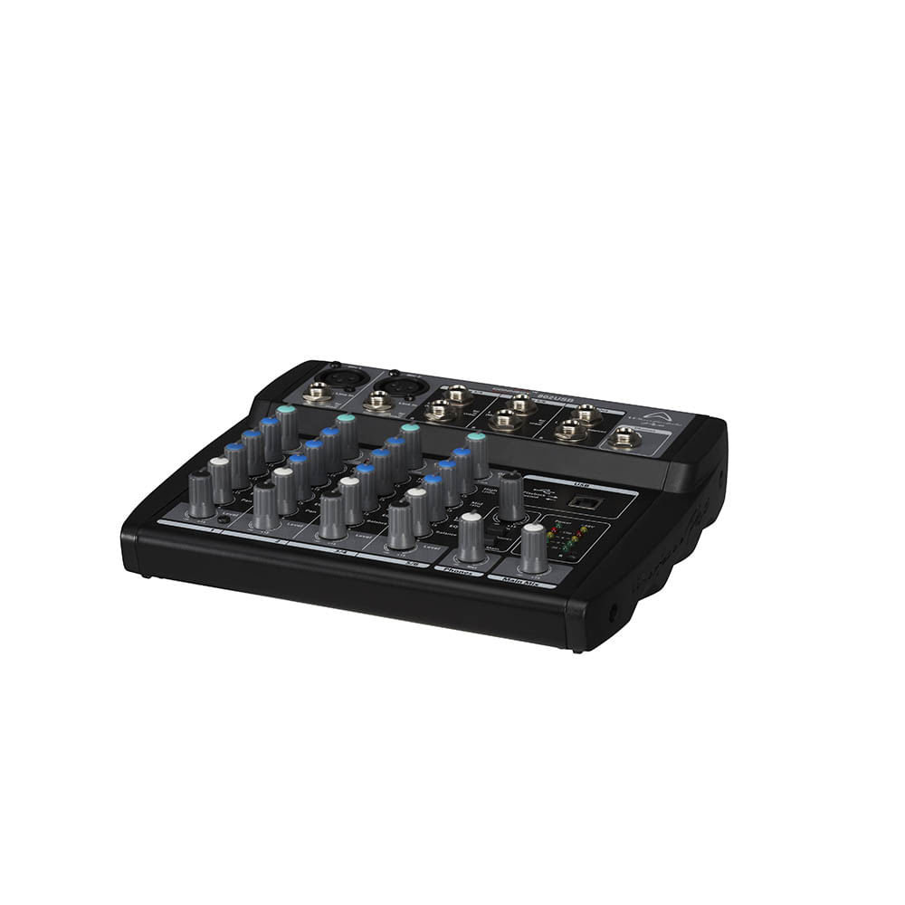Mixer de 6 canales Wharfedale CONNECT 802 USB - negro foto 2