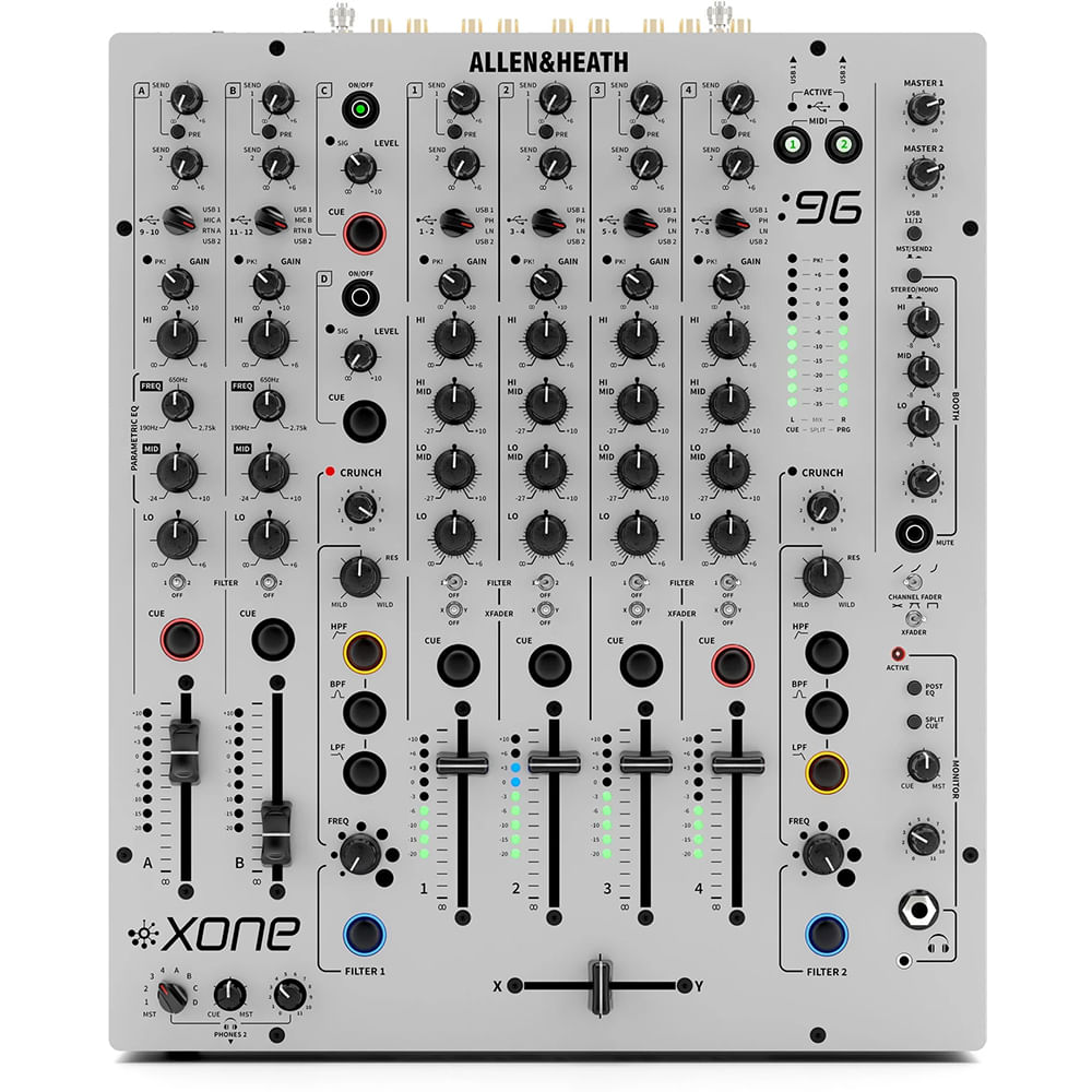 Mixer Dj Análogo Con Interfaz Allen & Heath Xone:96