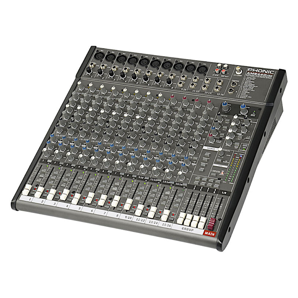 Mixer Phonic AM844D con efectos y USB foto 2