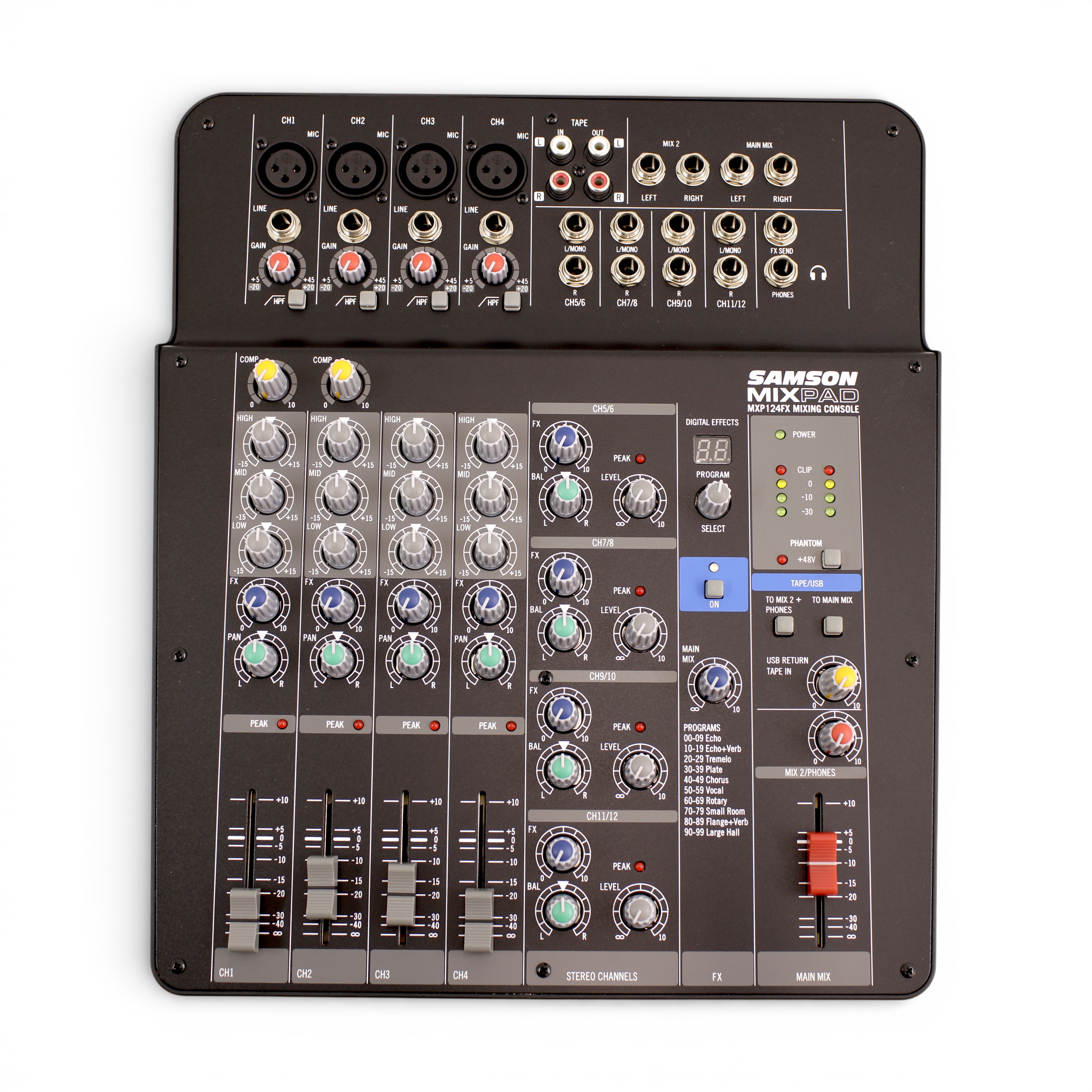 Mixer Samson USB con efectos MXP124FX foto 2