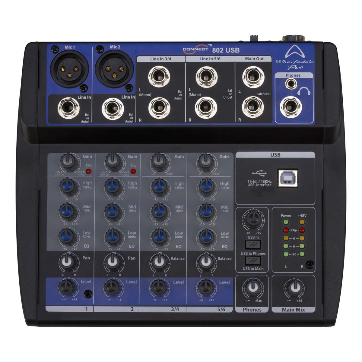 Mixer Wharfedale CONNECT 802 USB