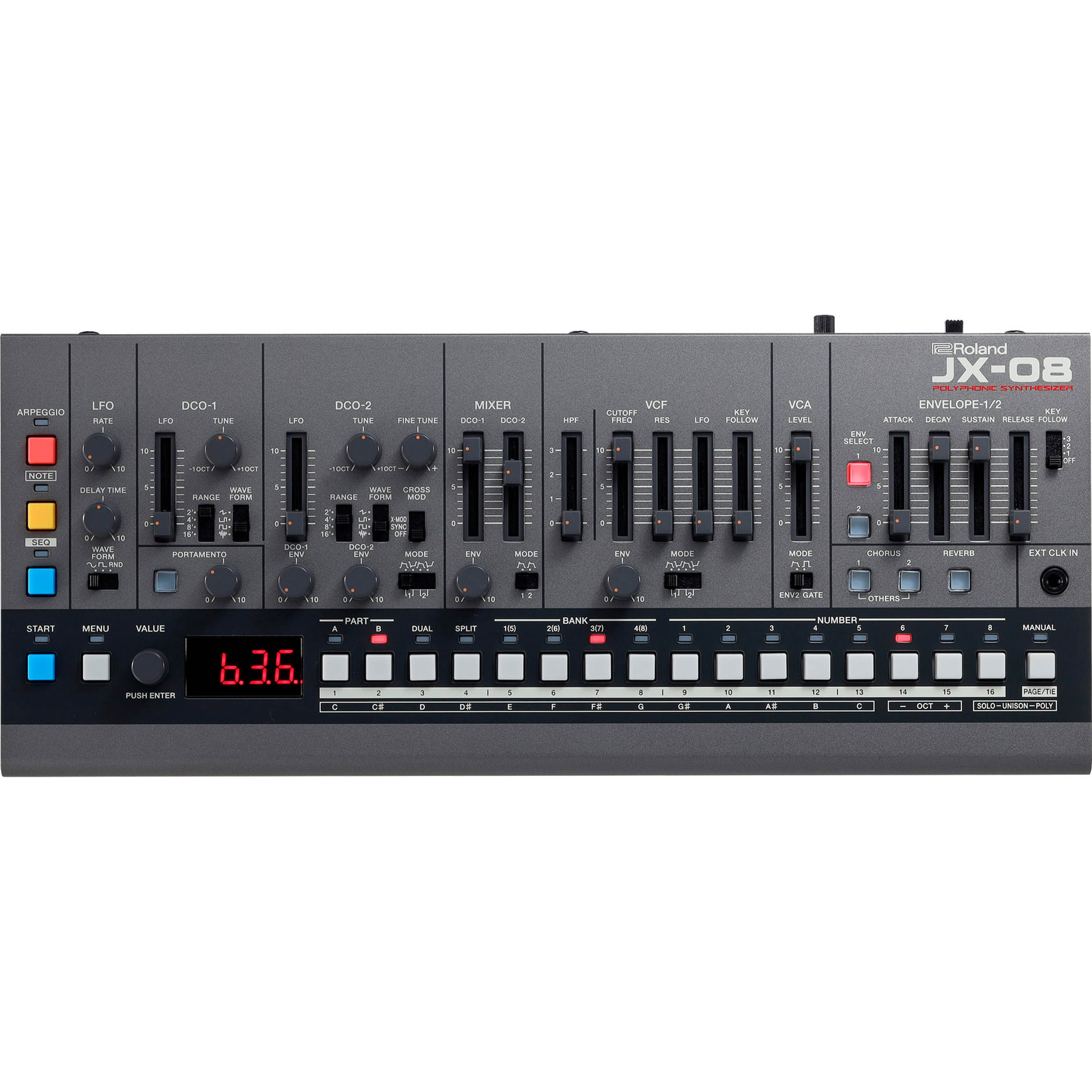 Modulo de sintetizador Roland JX-08 Boutique Series