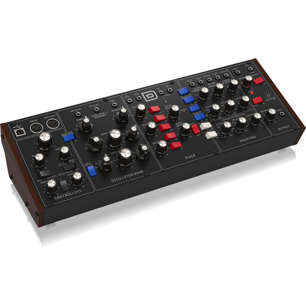 Módulo Sintetizador Análogo Behringer MODEL D foto 4
