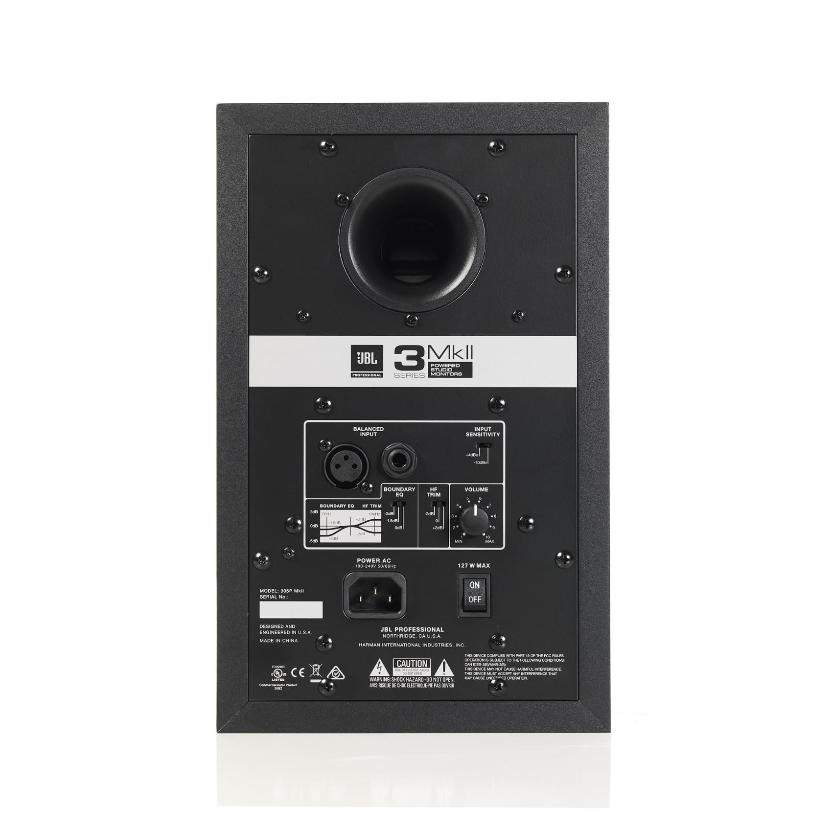 Monitor de estudio activo Jbl 305PMKII - color negro (Unidad) foto 2
