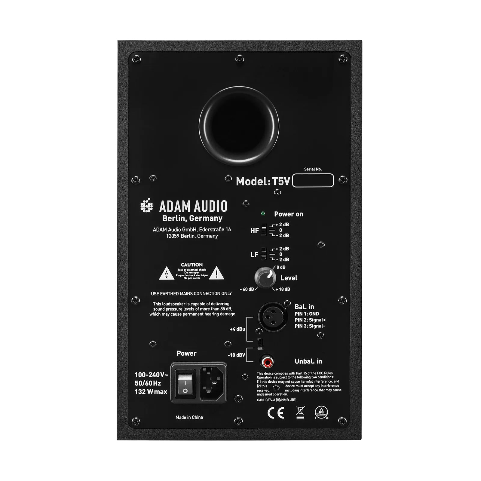 Monitor estudio activo ADAM Audio T5V 5" 70 W RMS foto 3