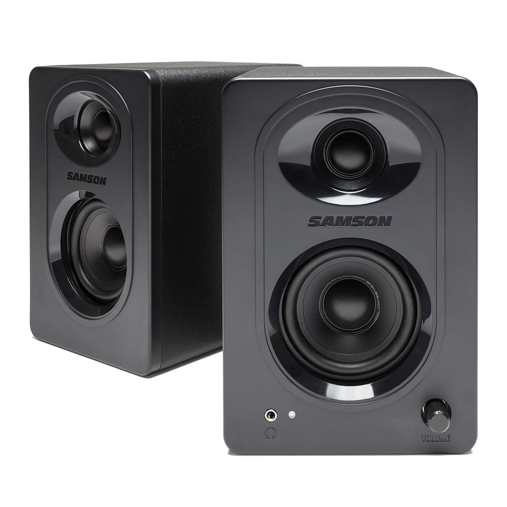 Monitores De Estudio Activo Samson MediaOne M30 - Par foto 4