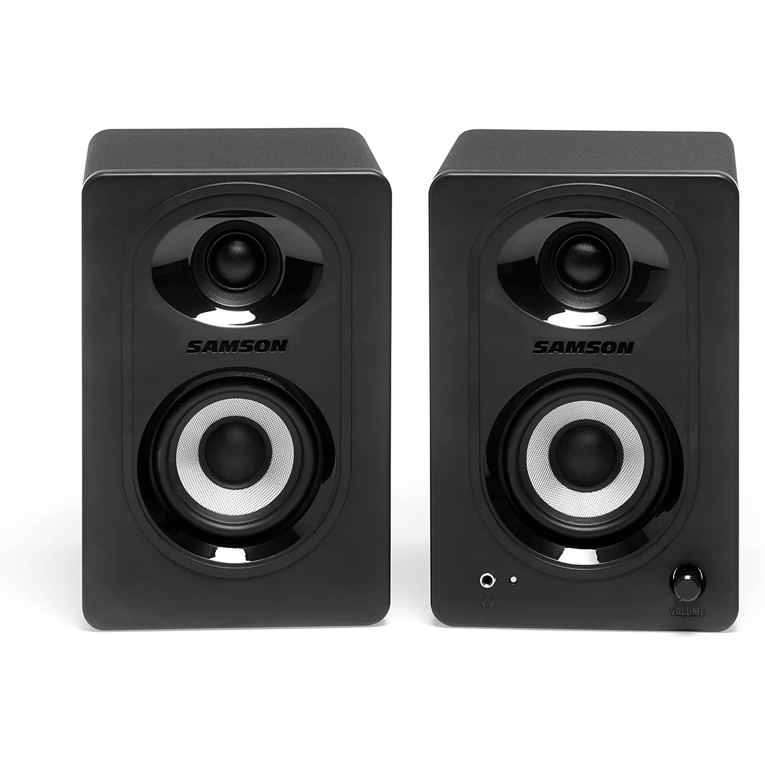 Monitores de estudio Bluetooth Samson MediaOne M30BT - de 3 pulgadas foto 2