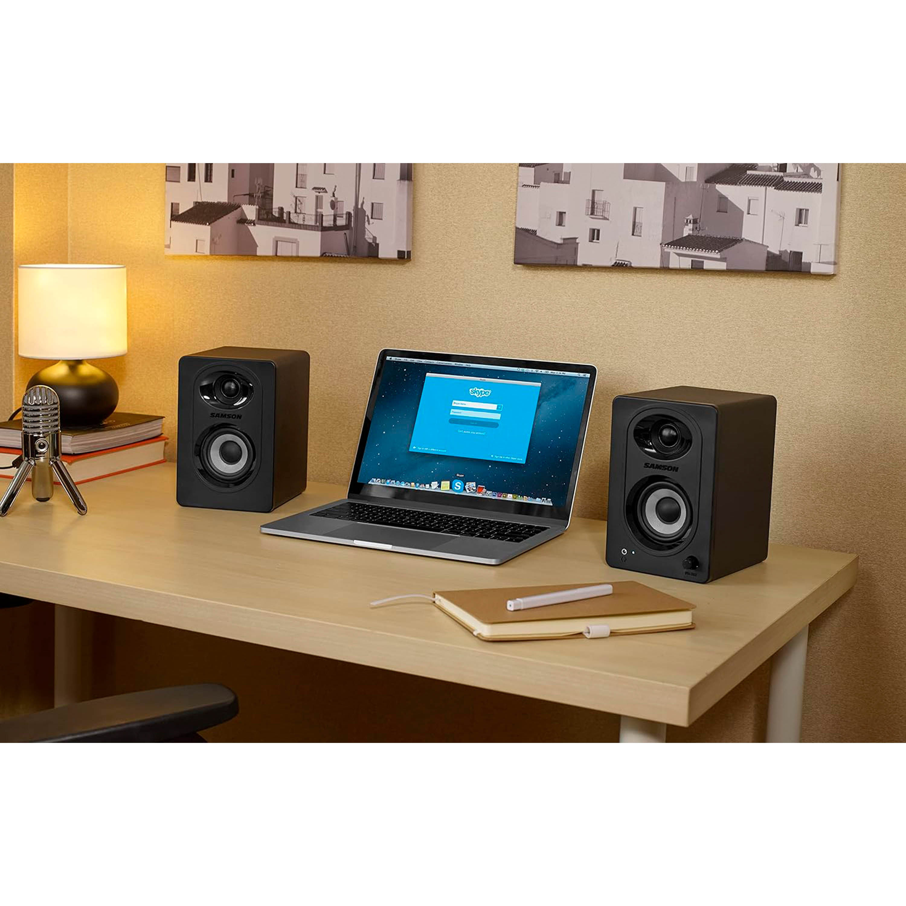 Monitores de estudio Bluetooth Samson MediaOne M30BT - de 3 pulgadas foto 4