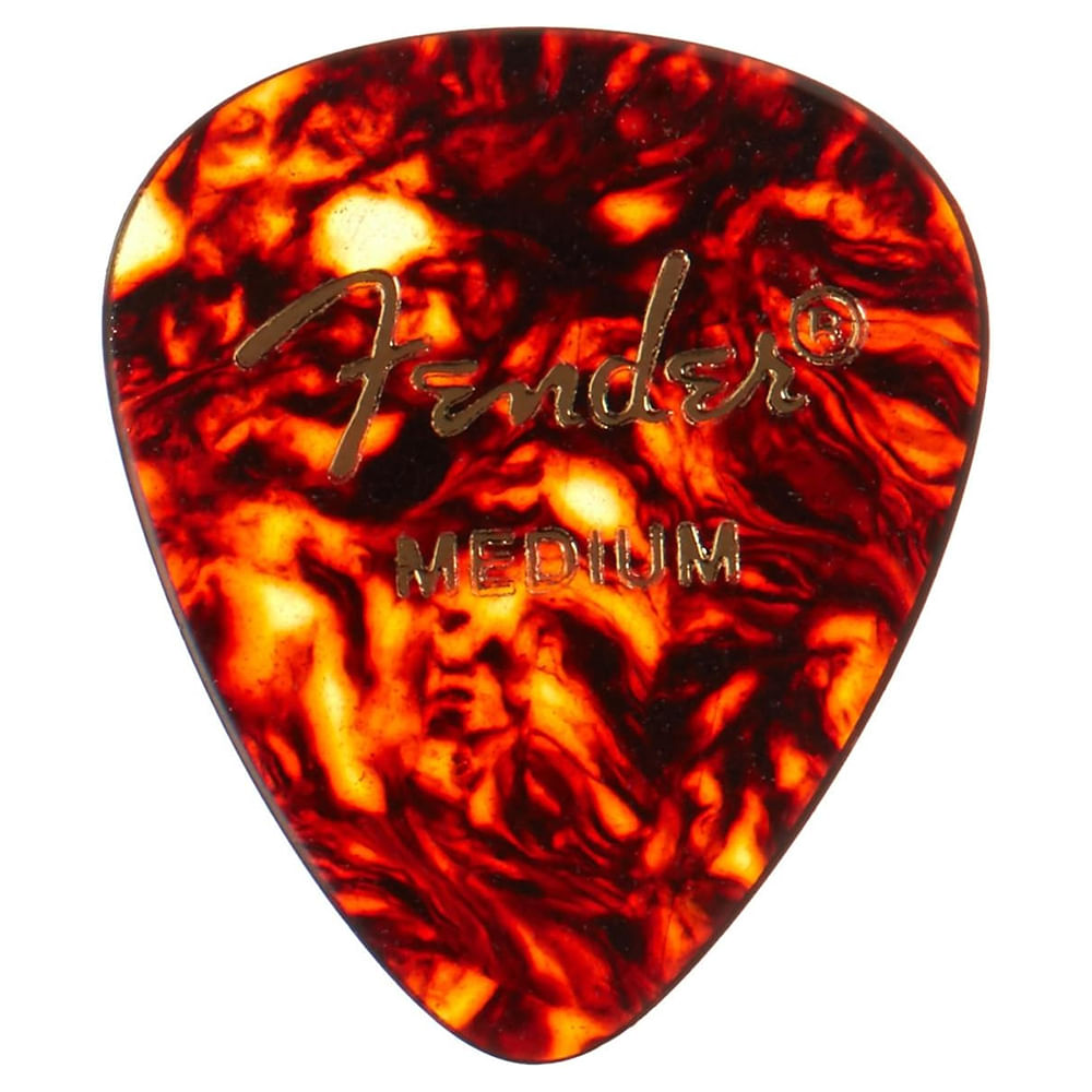 Pack De 12 Uñetas Fender Classic Celluloid - 451 Shape - Medium .71mm