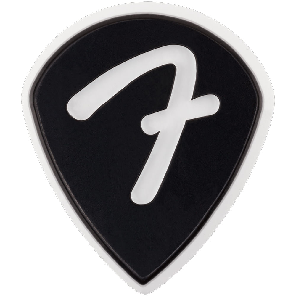 Pack De 3 Uñetas Fender F Grip 551 Black - 1,5 mm foto 2