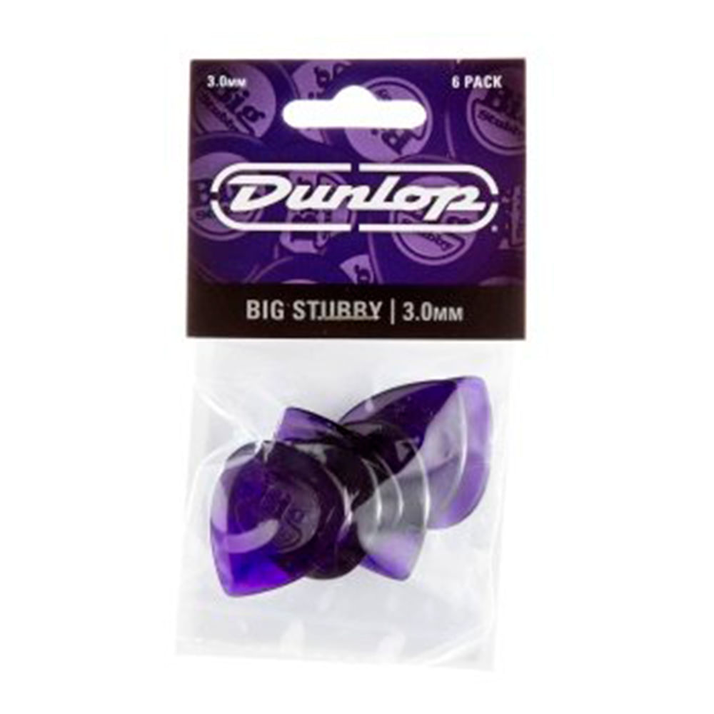 Pack de 6 uñetas Dunlop 475P3.0 Big Stubby foto 2