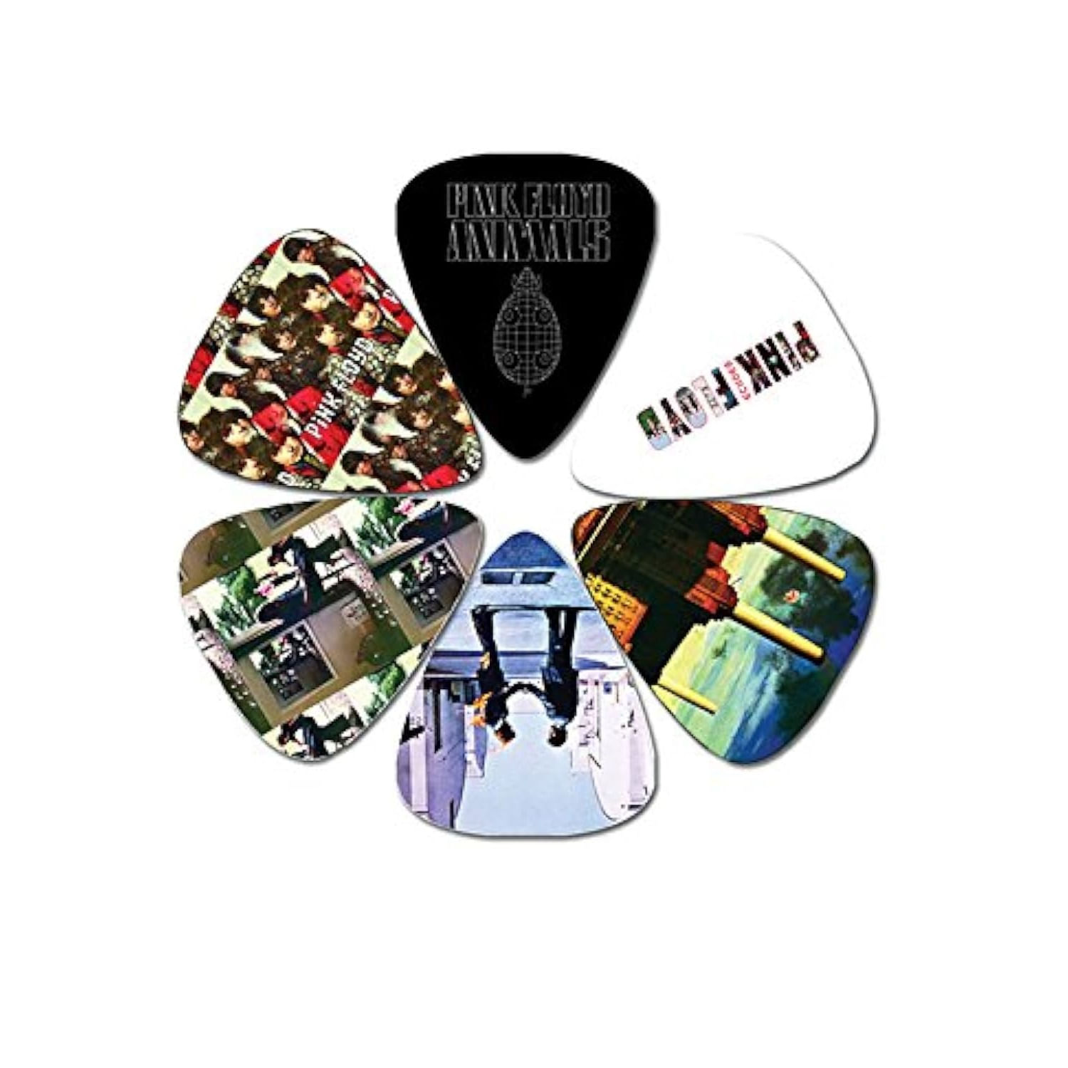 Pack de 6 uñetas Perri's Leathers Diseño de Pink Floyd LP-PF2 foto 2