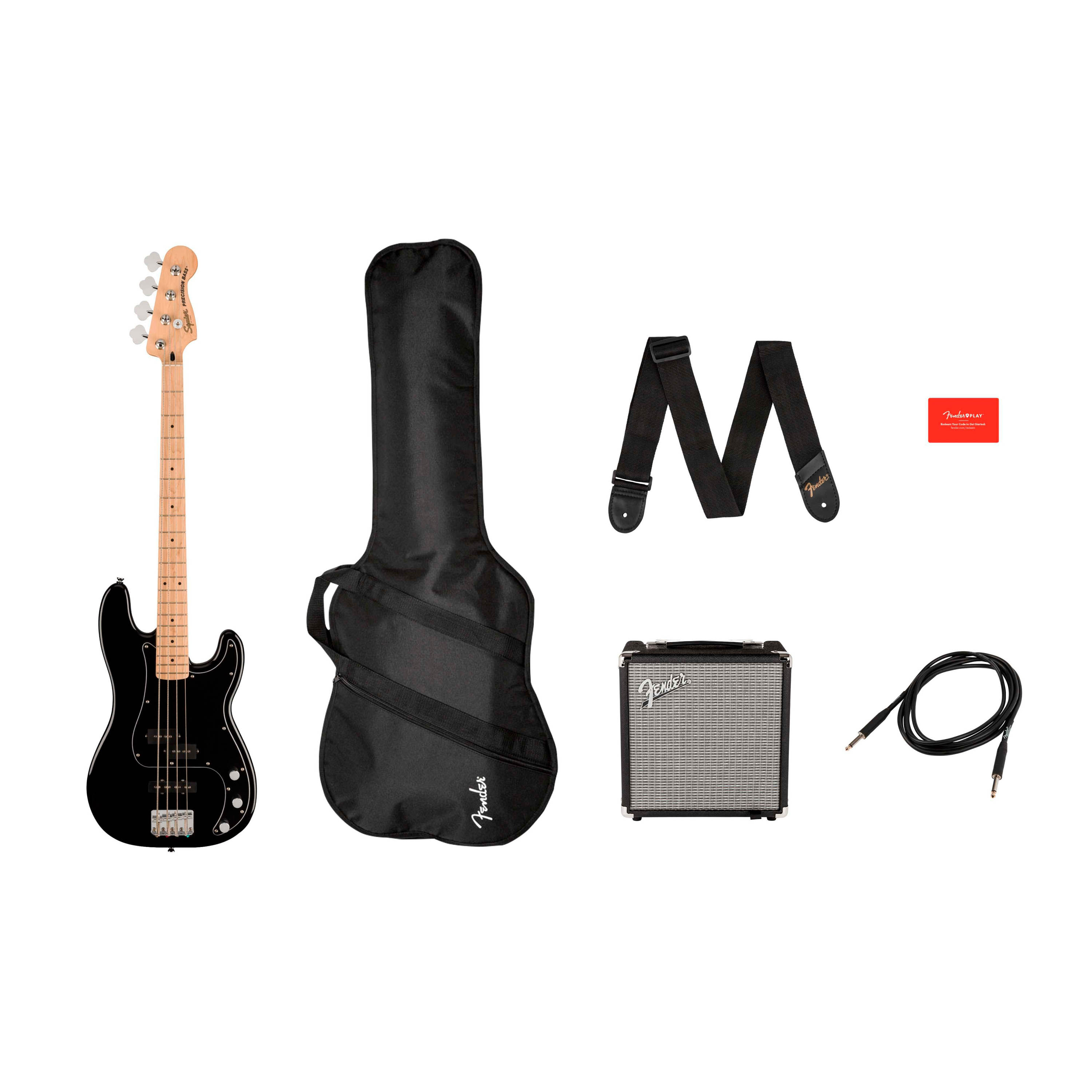 Pack de bajo eléctrico Squier Affinity Series® Precision Bass® PJ Pack- Black foto 4