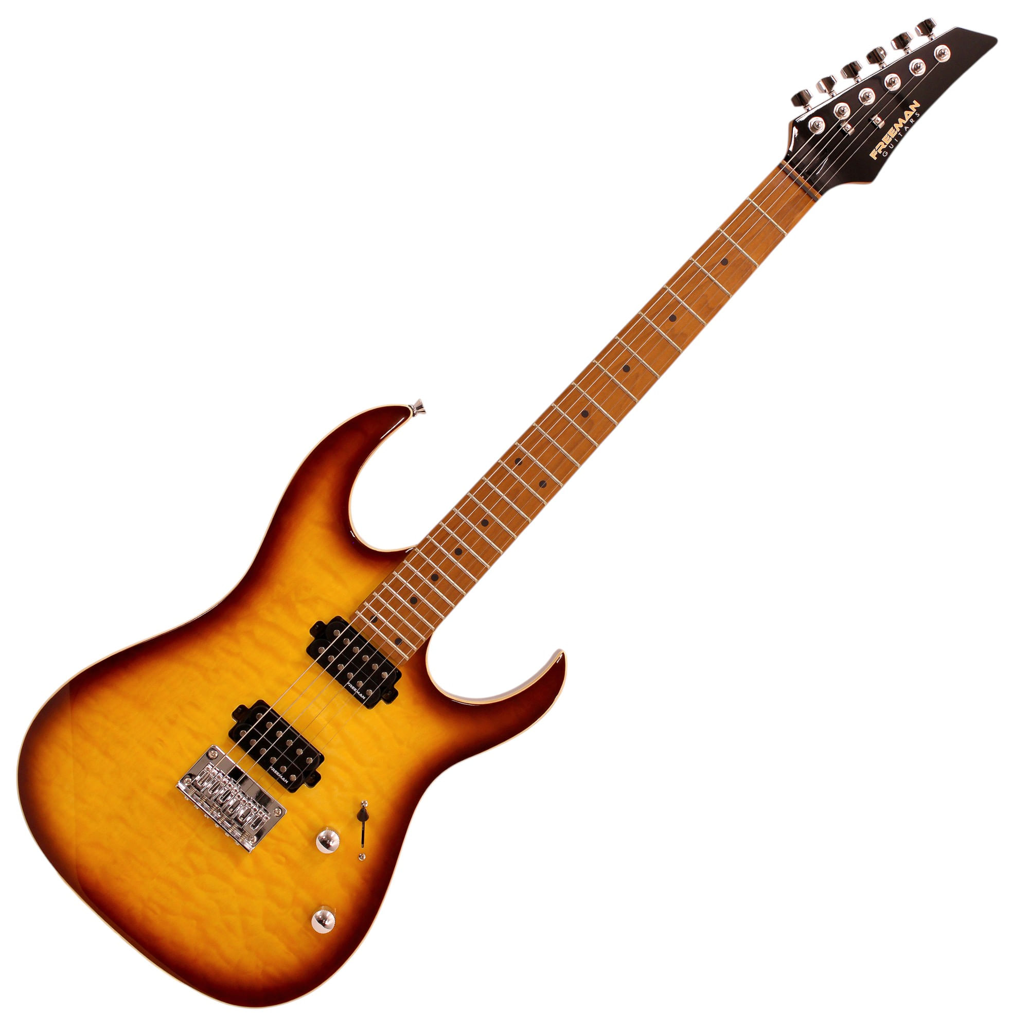 Pack de guitarra eléctrica Freeman RIFFMASTER Sunburst SRG-180F FMT foto 2