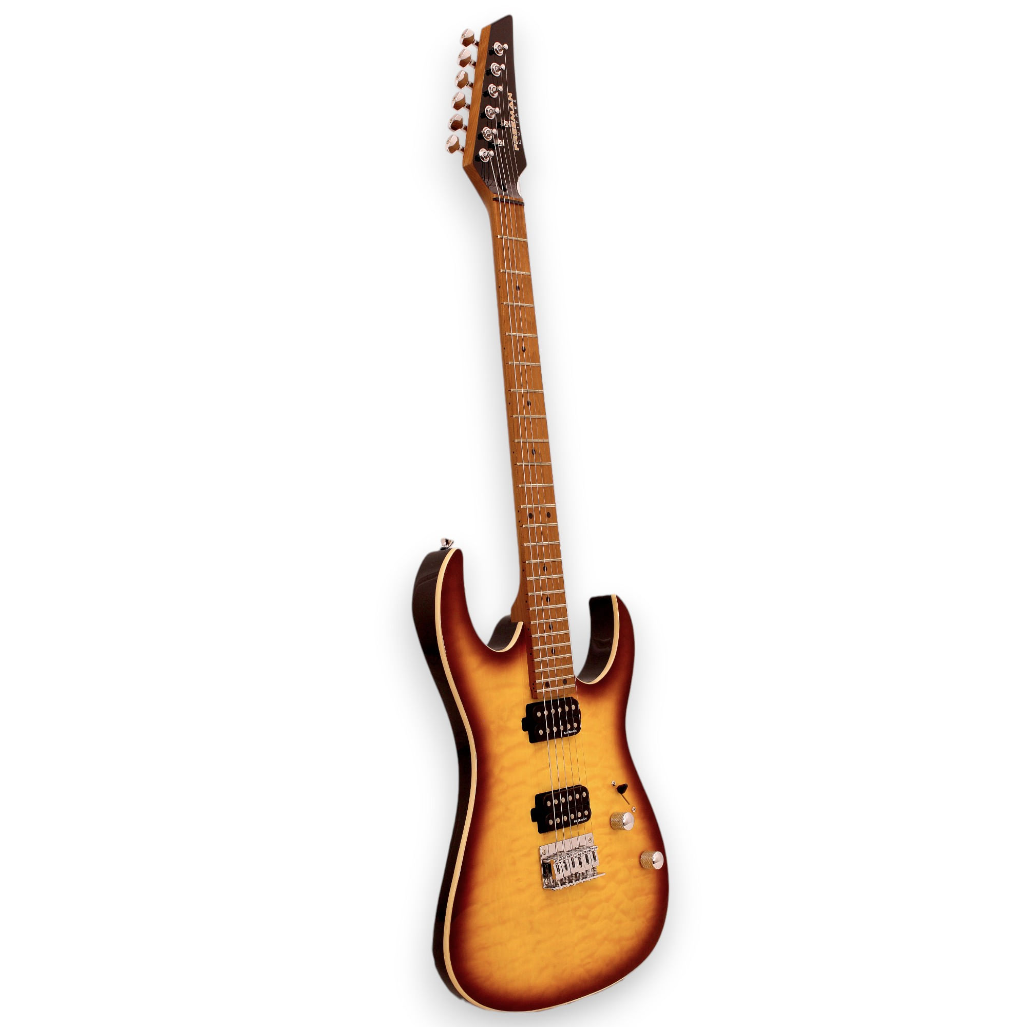 Pack de guitarra eléctrica Freeman RIFFMASTER Sunburst SRG-180F FMT foto 3
