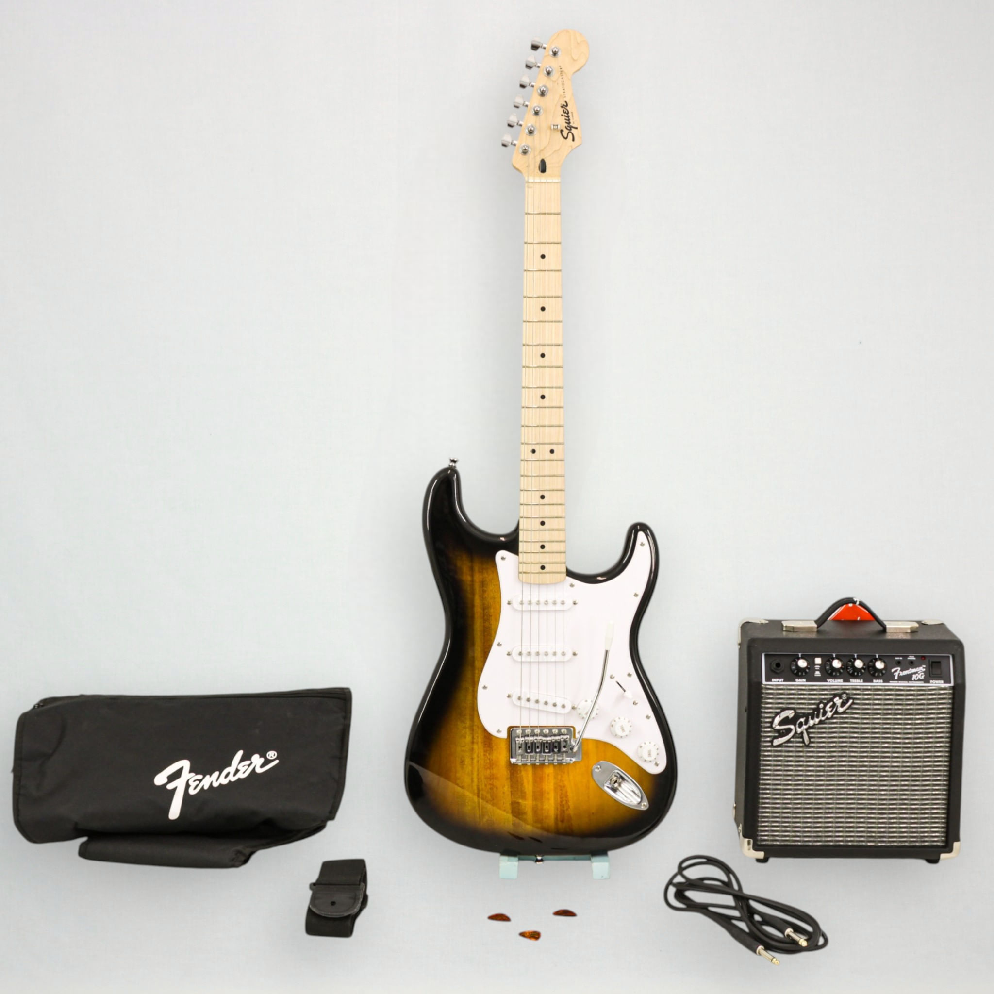 Pack de guitarra eléctrica Squier Sonic Stratocaster - Sunburst OPENBOX