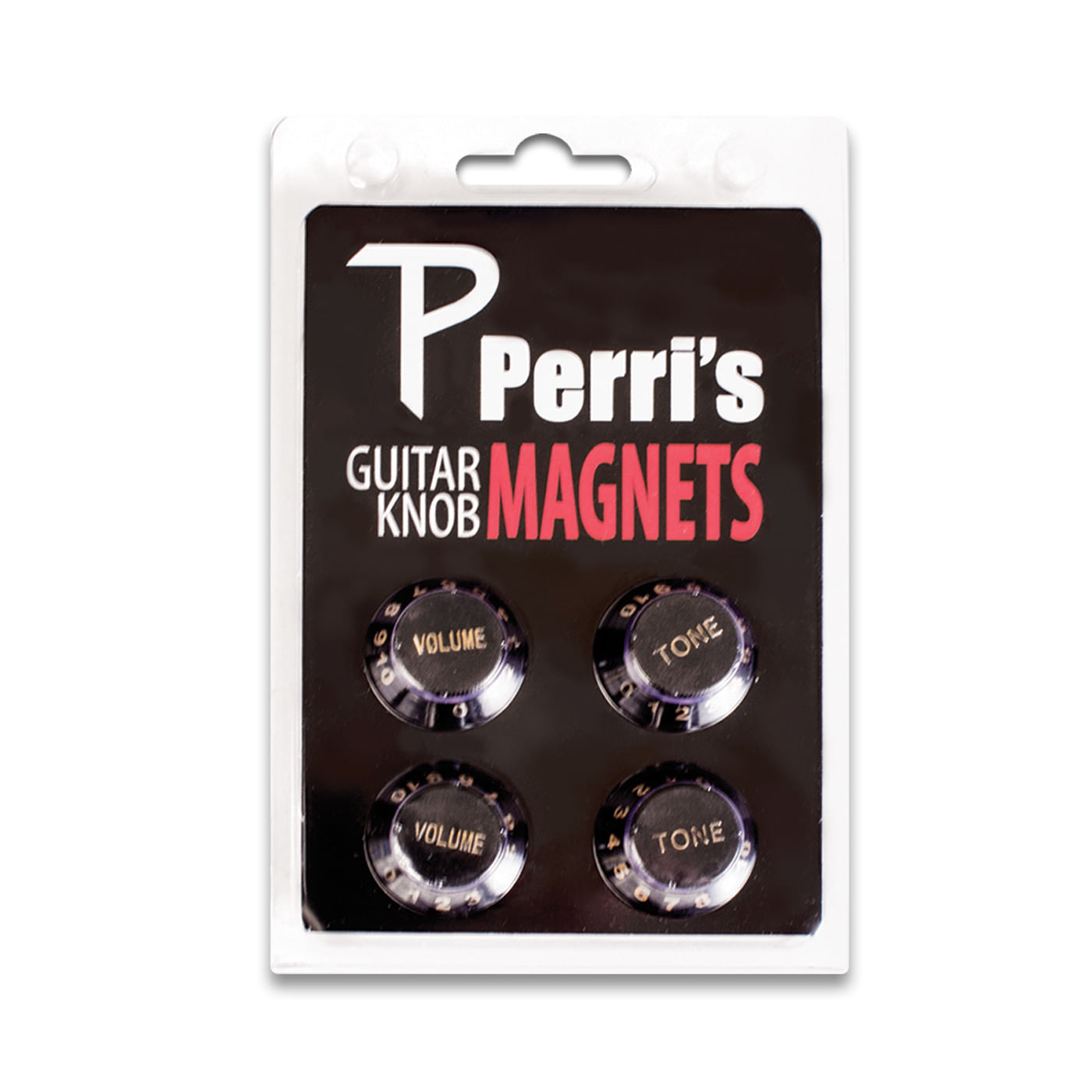 Pack de imanes para refrigerador Perri's Leathers GNM-01 Guitar Knob