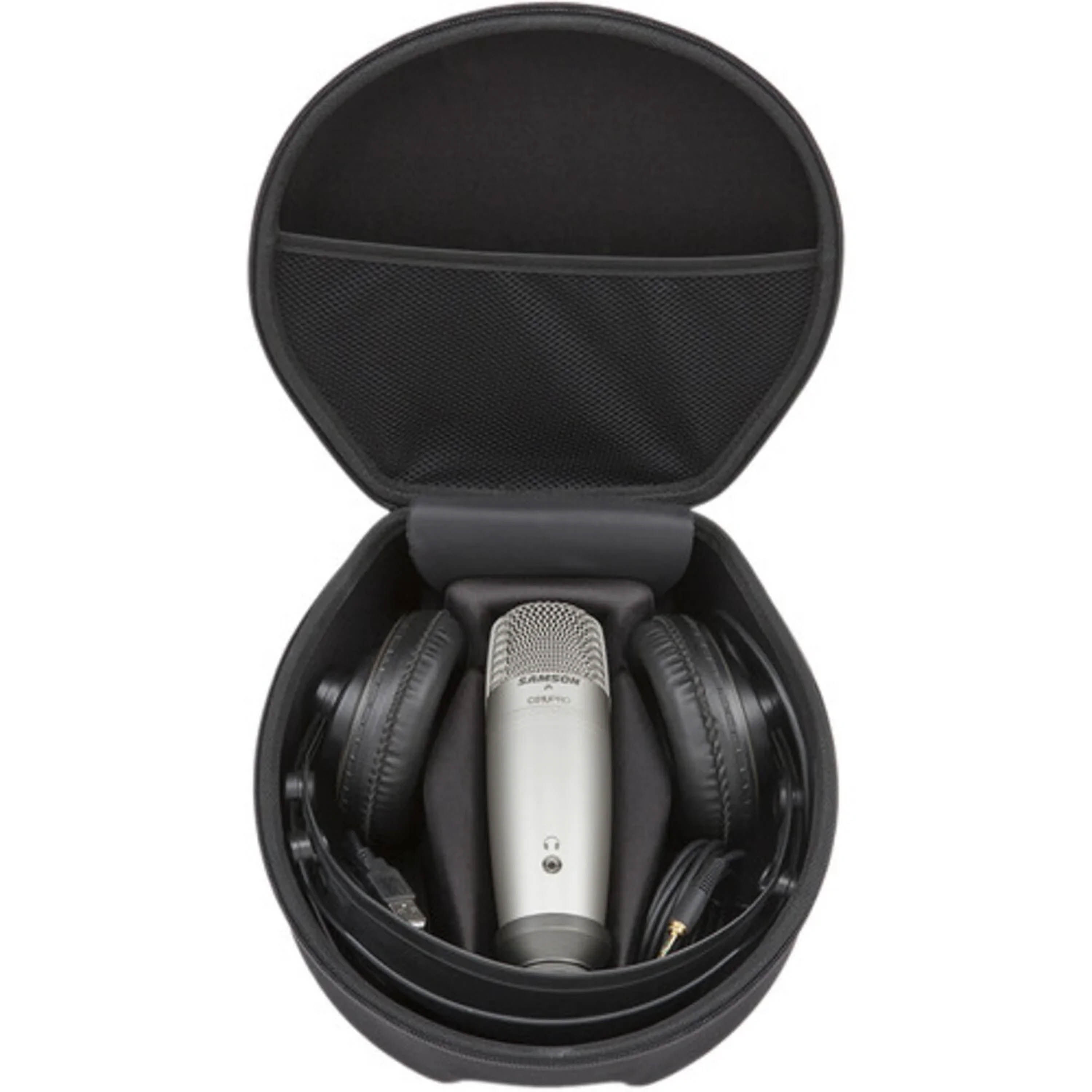 Pack de micrófono y audífonos Samson USB C01U/SR850 Pro Recording/Podcast foto 5