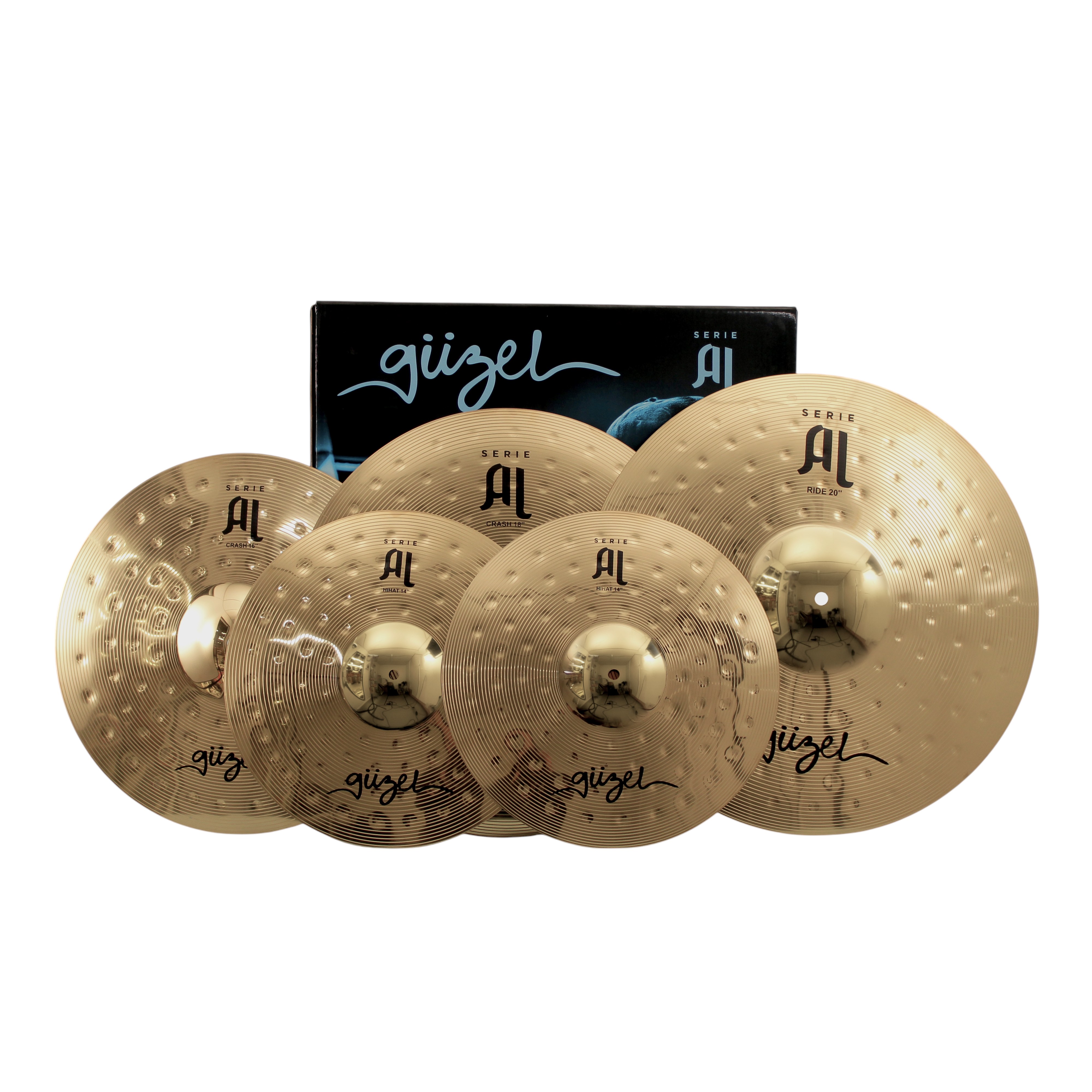 Pack de Platillos Guzel AL-14H+16C+18C+20R foto 2