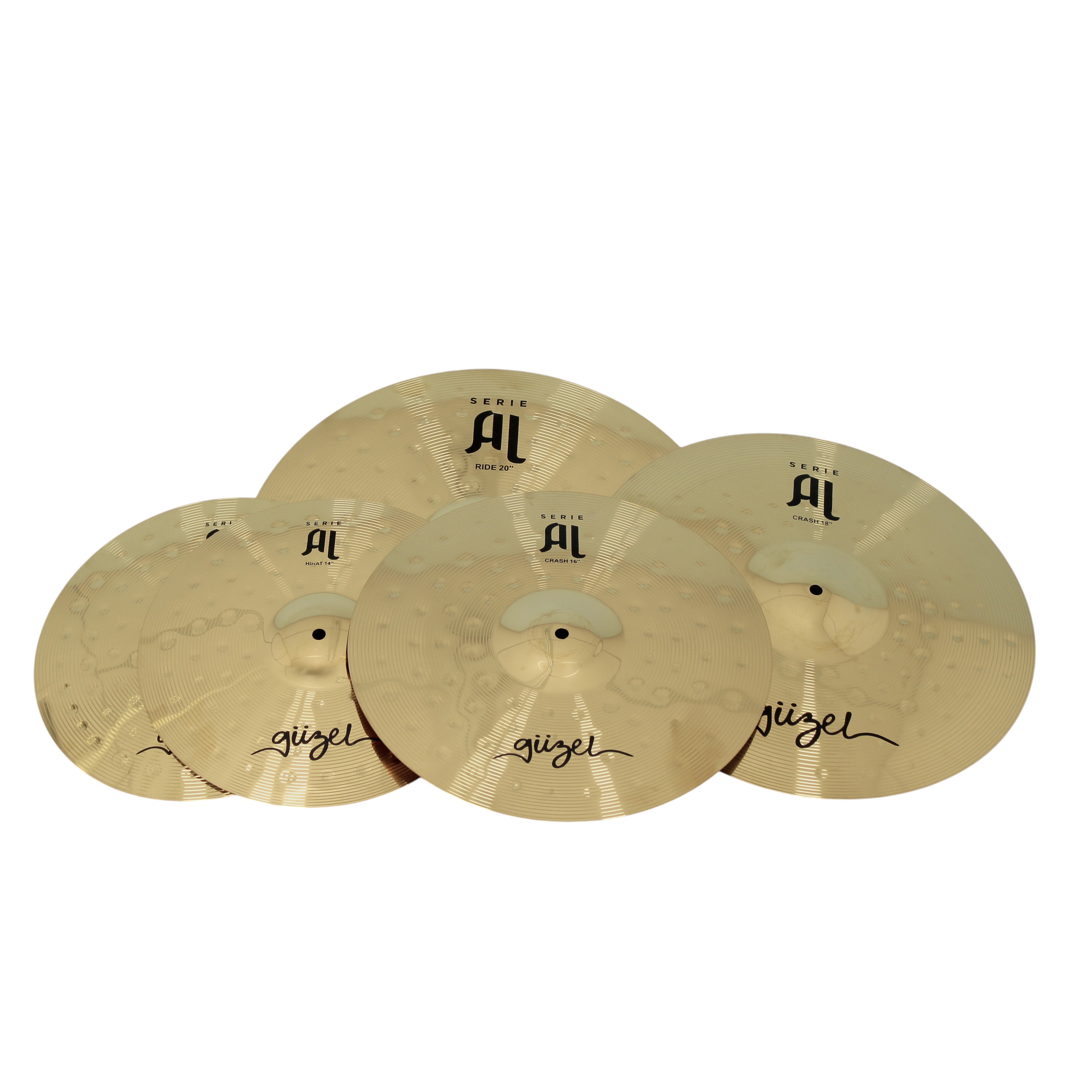 Pack de Platillos Guzel AL-14H+16C+18C+20R foto 3