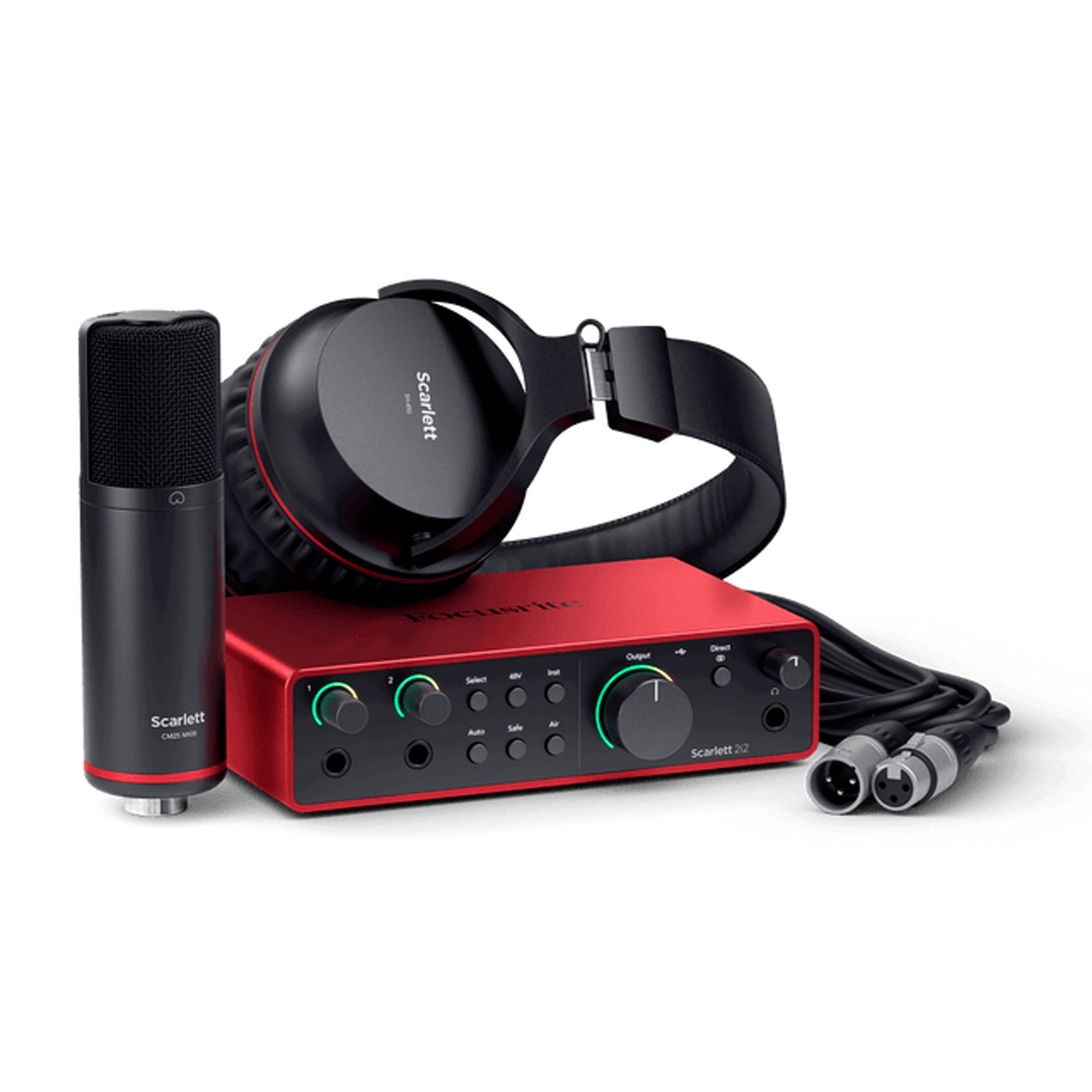 Pack homestudio Focusrite Studio Scarlett 2i2 4th gen