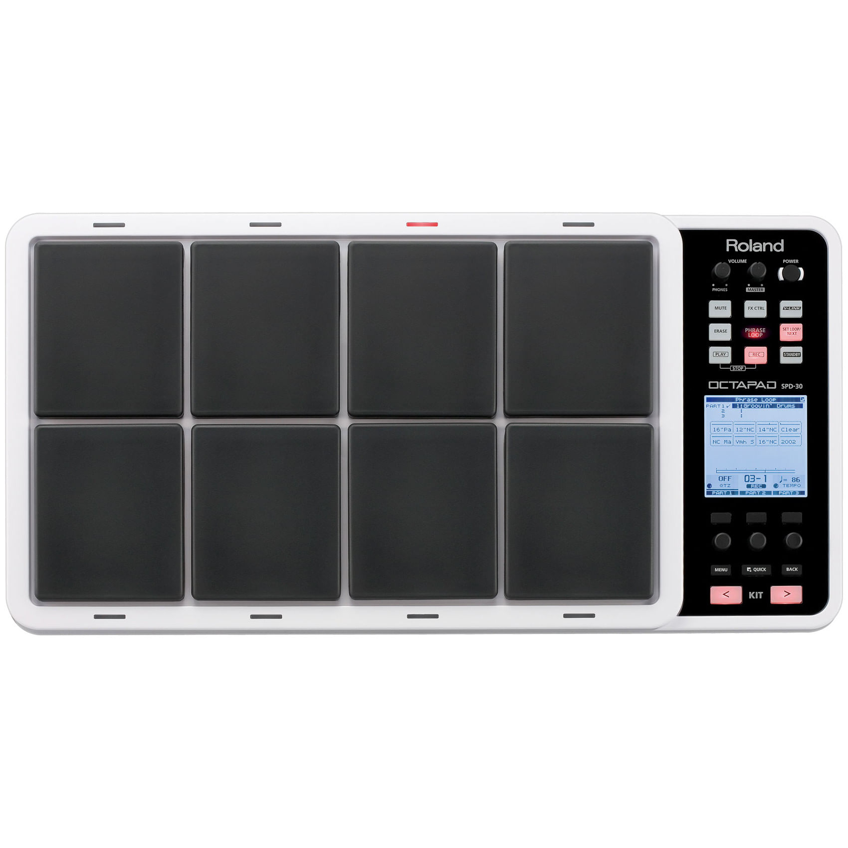 Pad de percusión electrónica Roland SPD-30 - color blanco (WH)