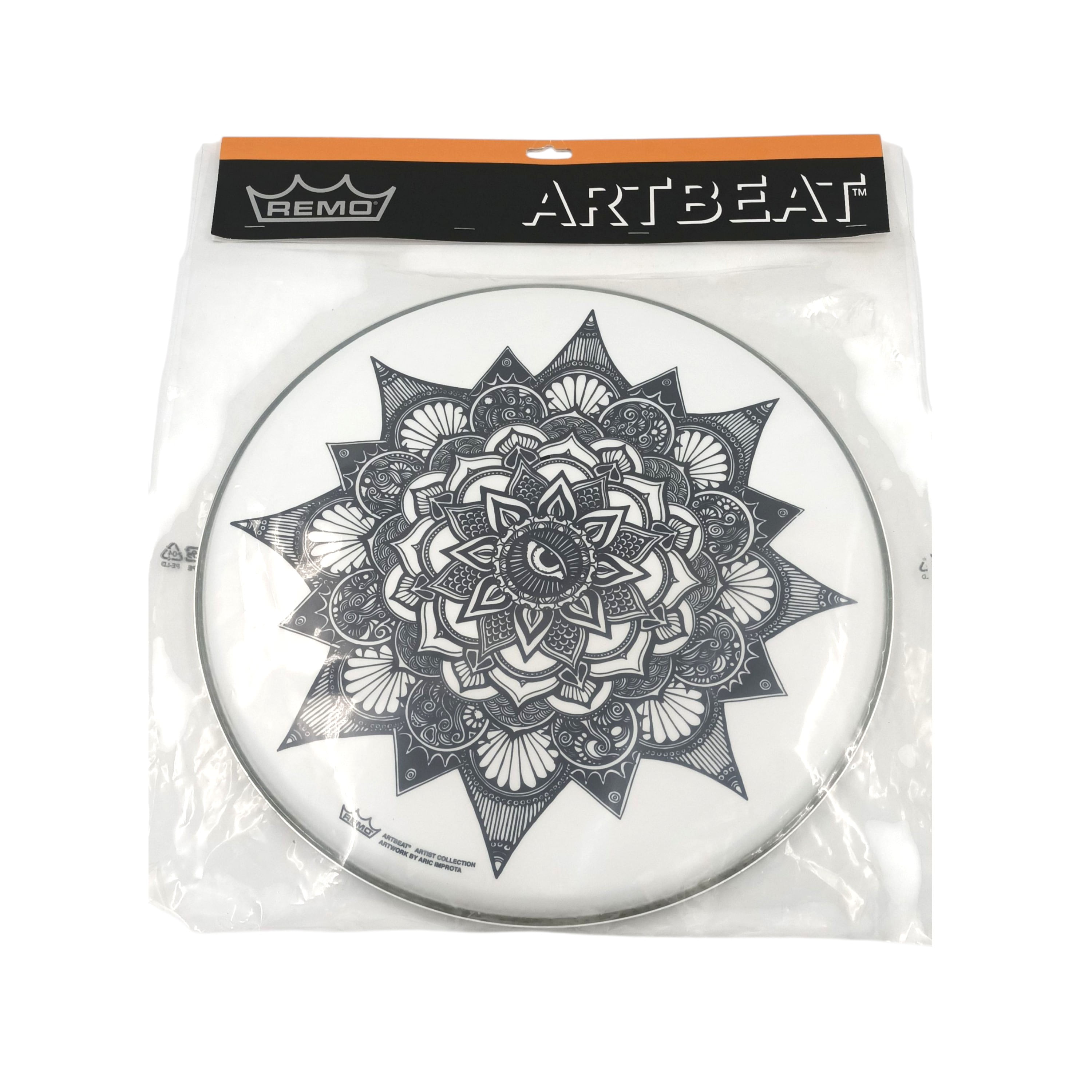 Parche para batería Remo 12" Artist Collection - Aric Improta PE-0012-AB-004 foto 3