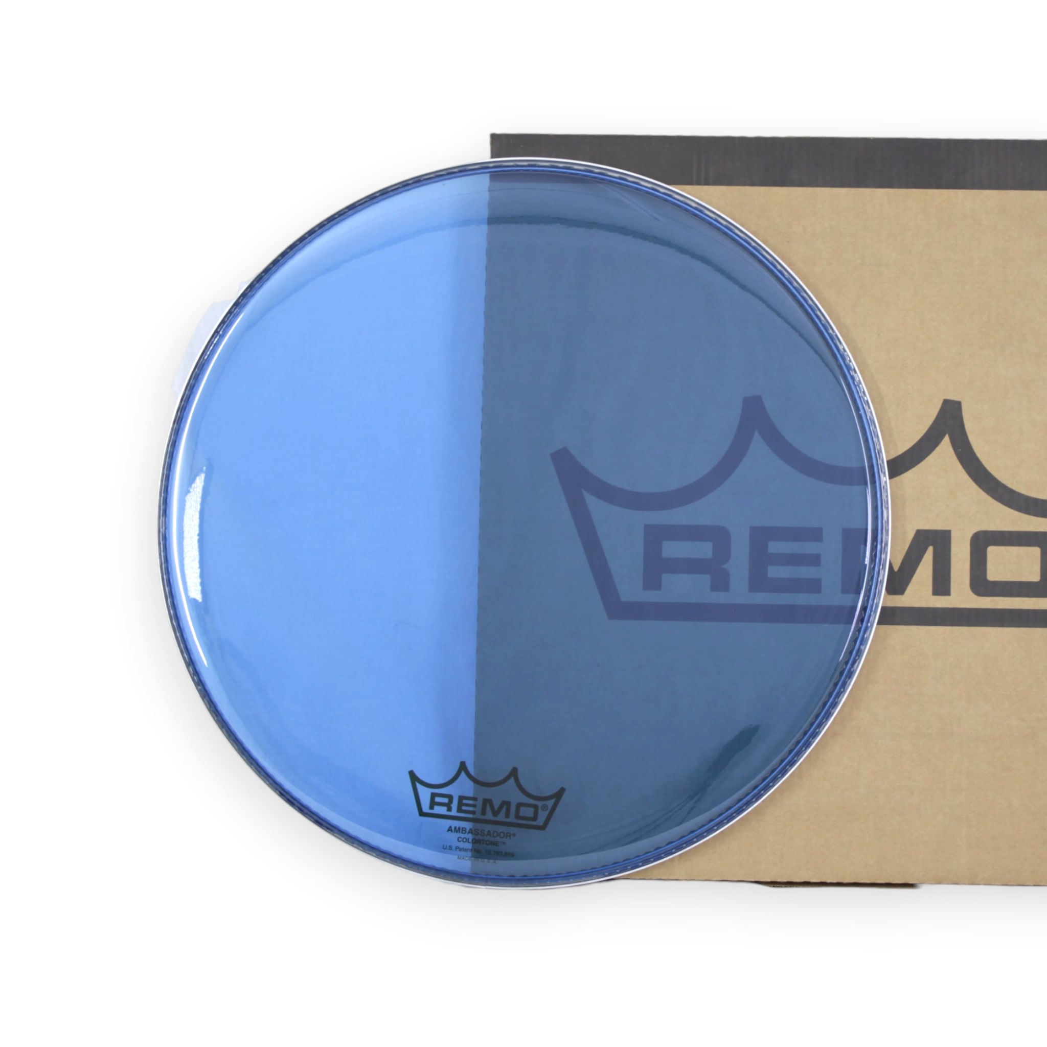 Parche Remo 22" Ambassador Colortone BR-1322-CT-BU azul foto 4