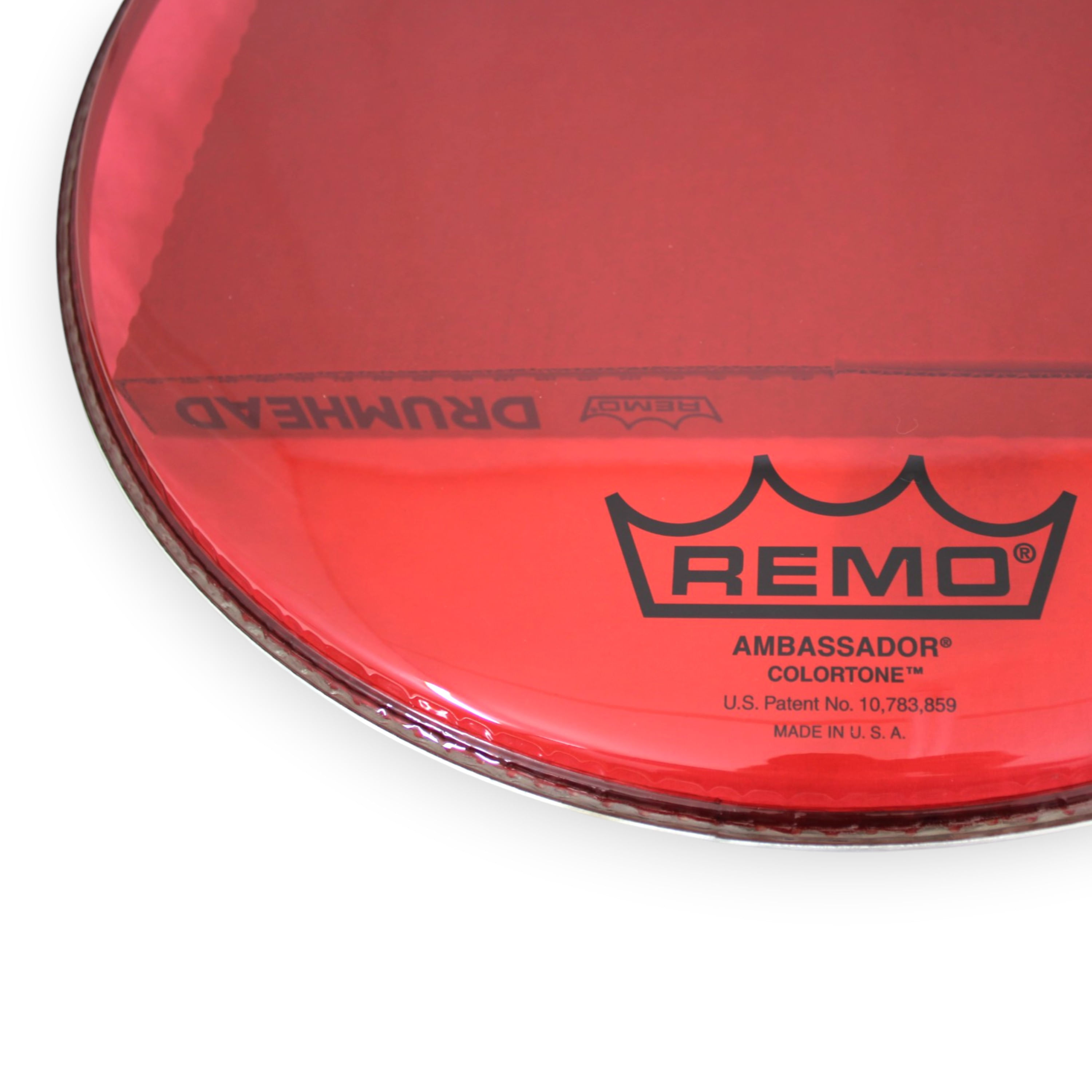 Parche Remo 22" Ambassador Colortone BR-1322-CT-RD rojo foto 2