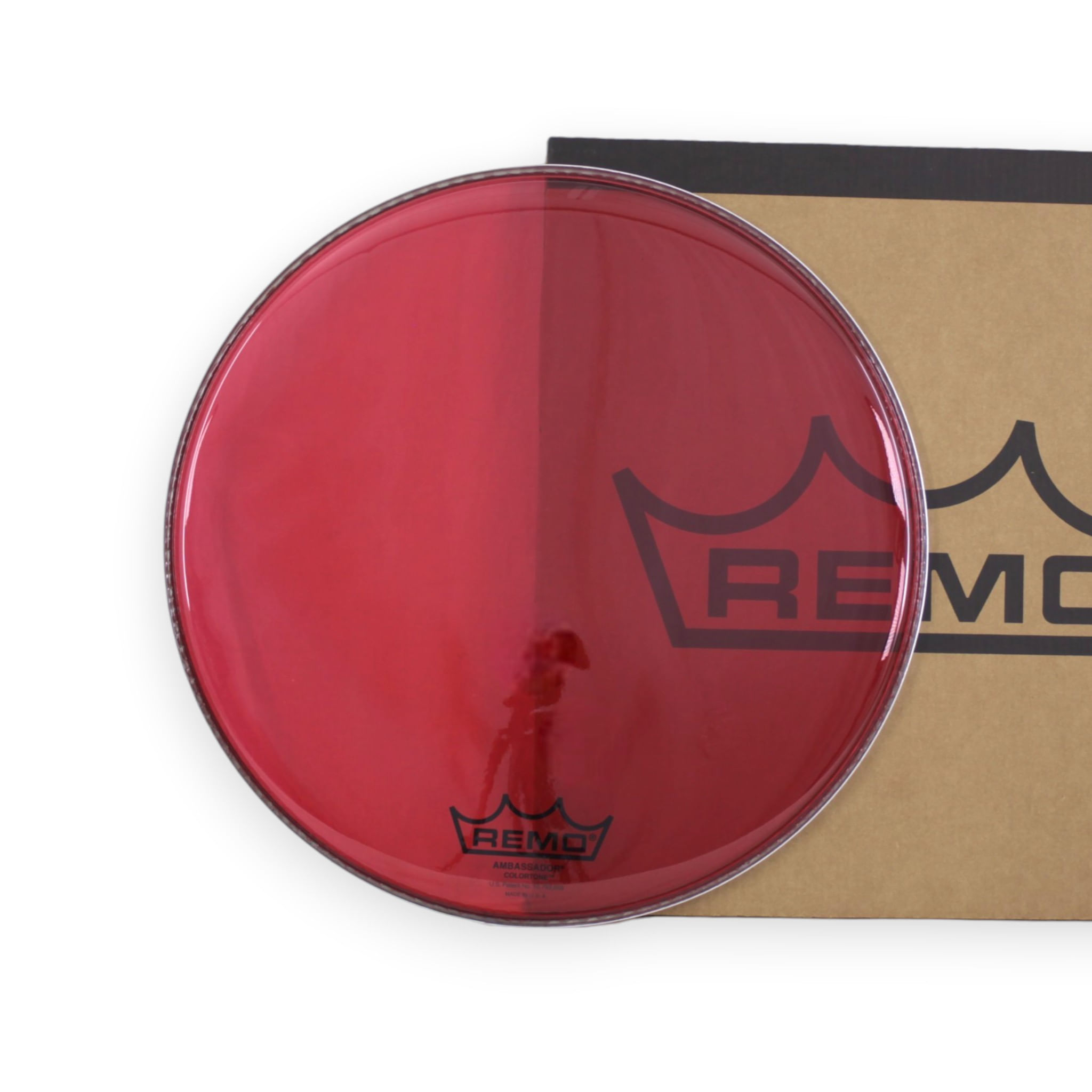 Parche Remo 22" Ambassador Colortone BR-1322-CT-RD rojo foto 3