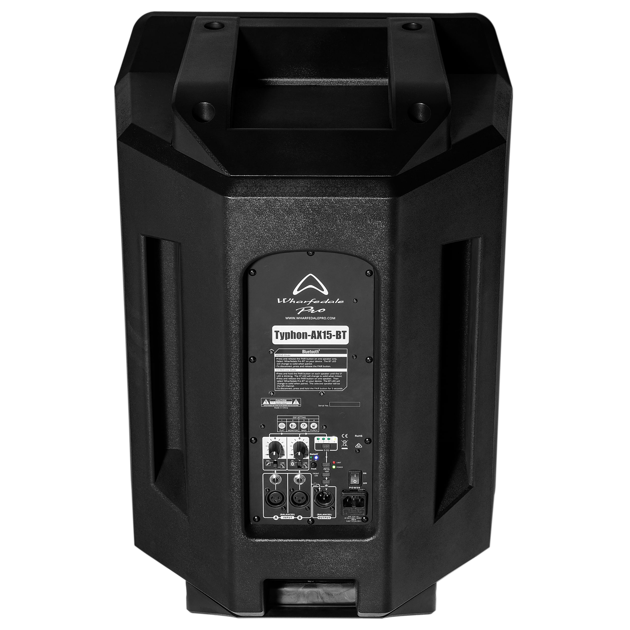 Parlante Activo Wharfedale TYPHON-AX15 15" Bluetooth - 770W foto 5
