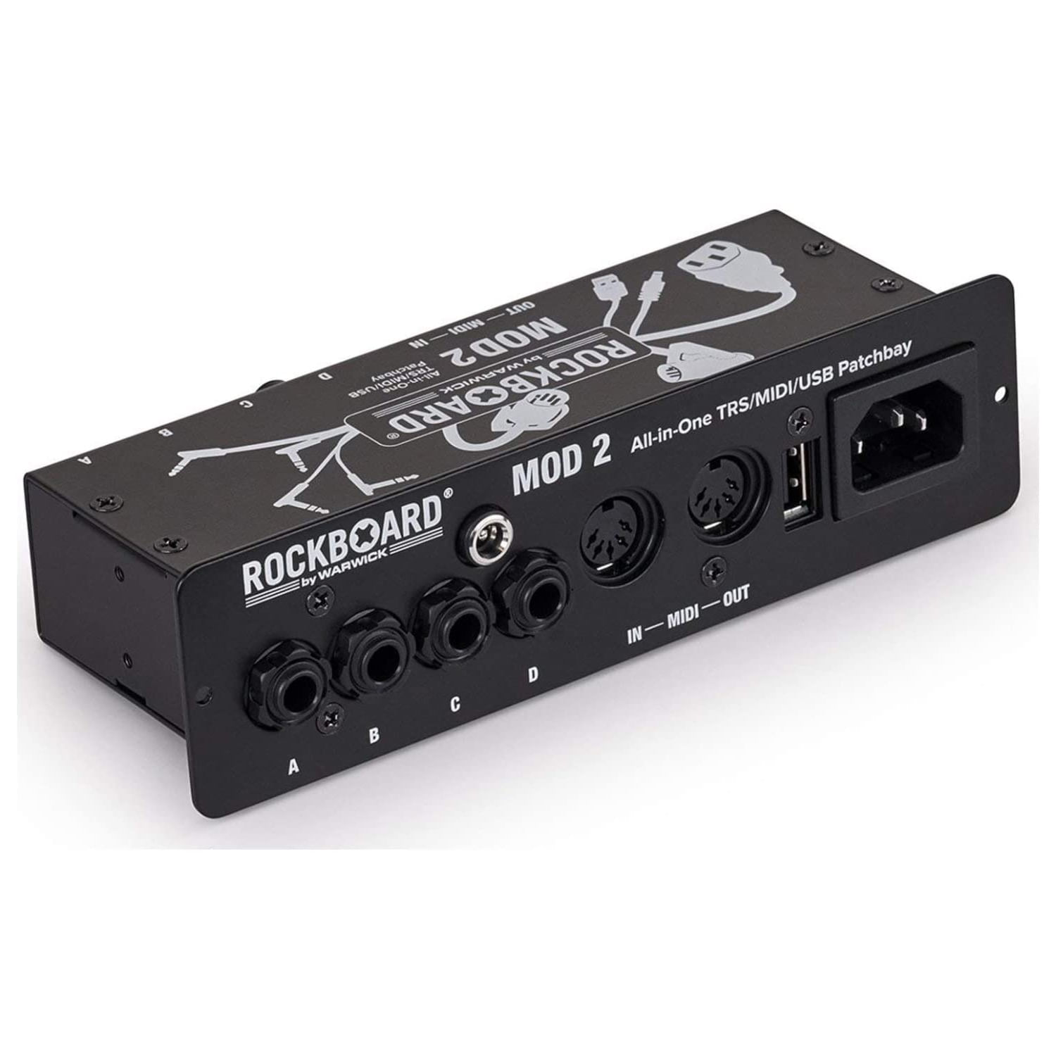 Patchbay Rockboard RBO B MOD 2 V2 - TRS, MIDI & USB foto 3